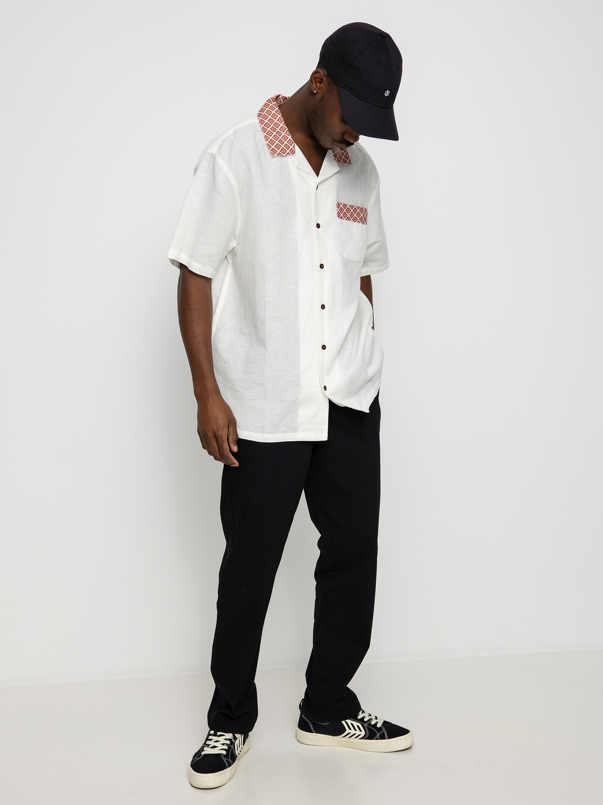 Košeľa Brixton Bunker (off white)