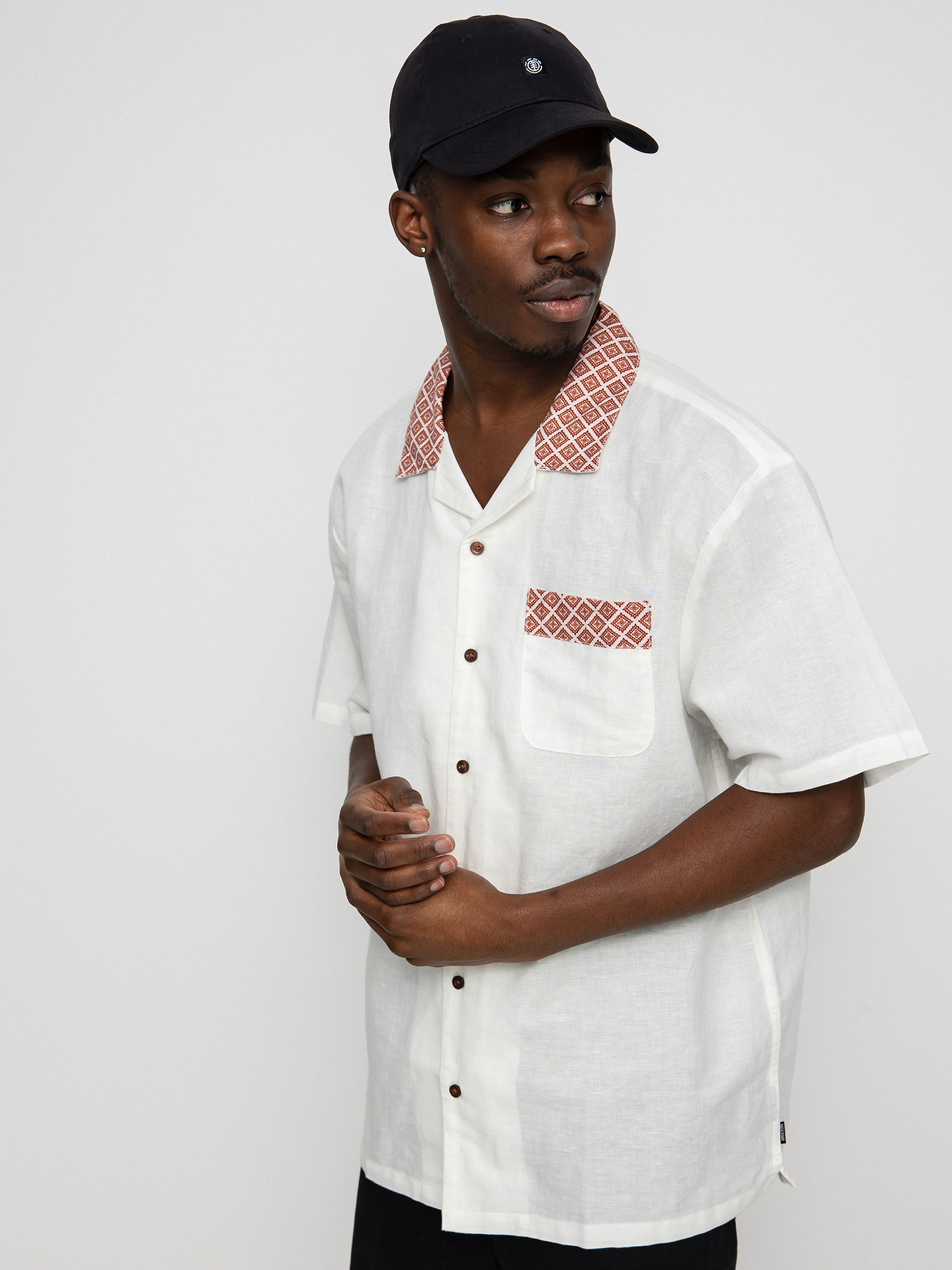 Košeľa Brixton Bunker (off white)