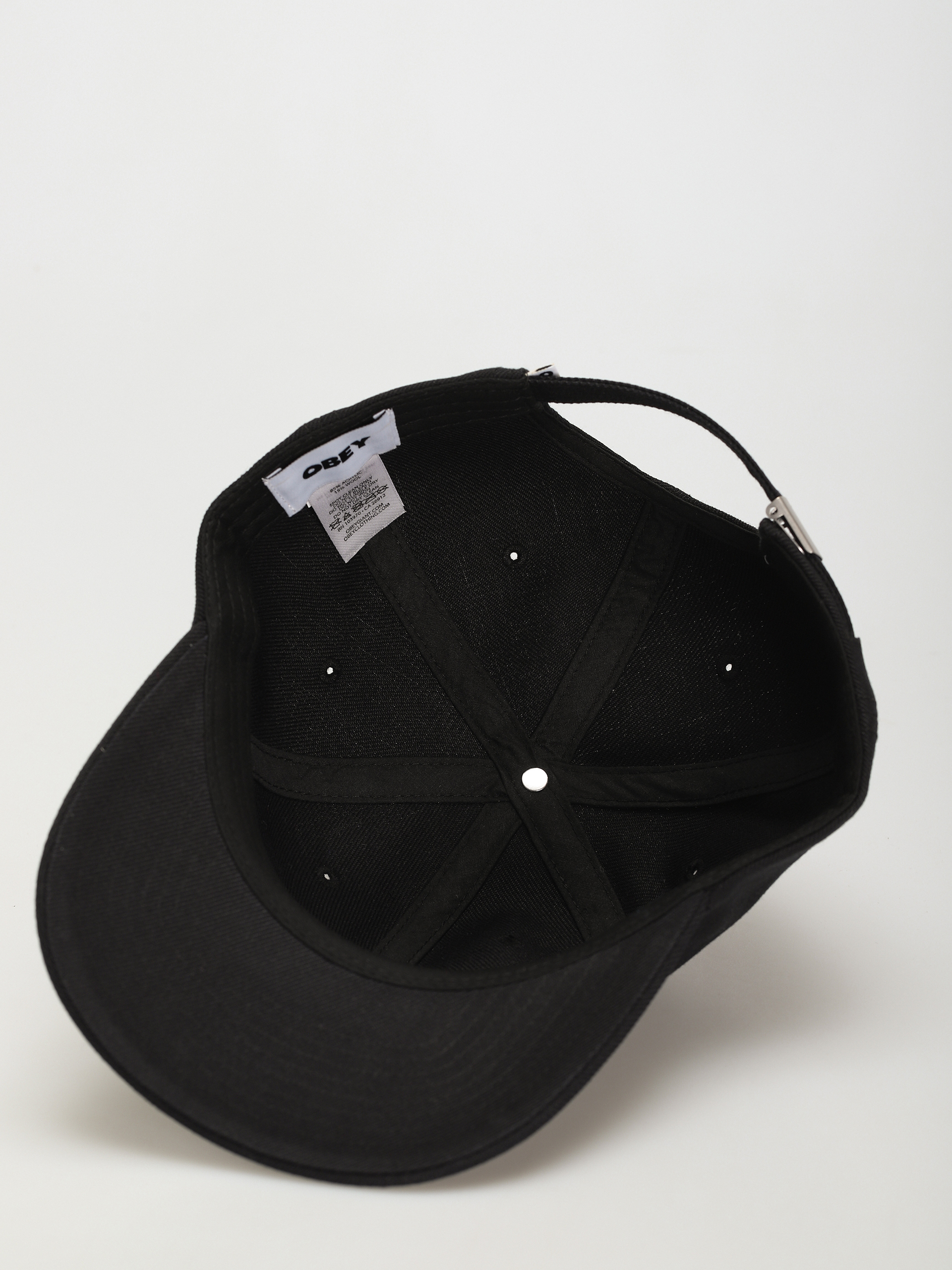 Šiltovka OBEY Bishop 6 Panel (black)