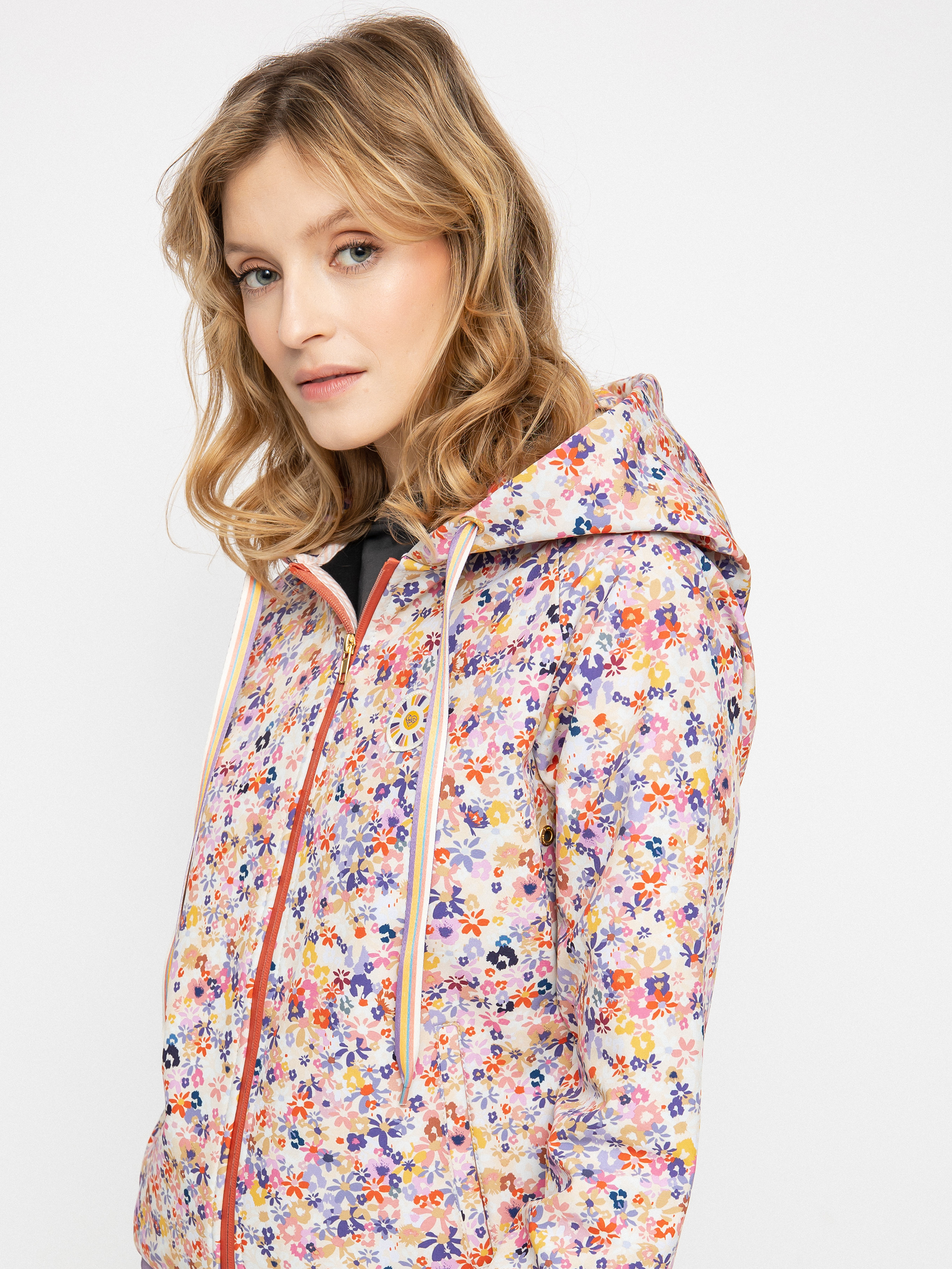 Mikina s kapucňou Femi Stories Wave ZHD Wmn (hmdw)