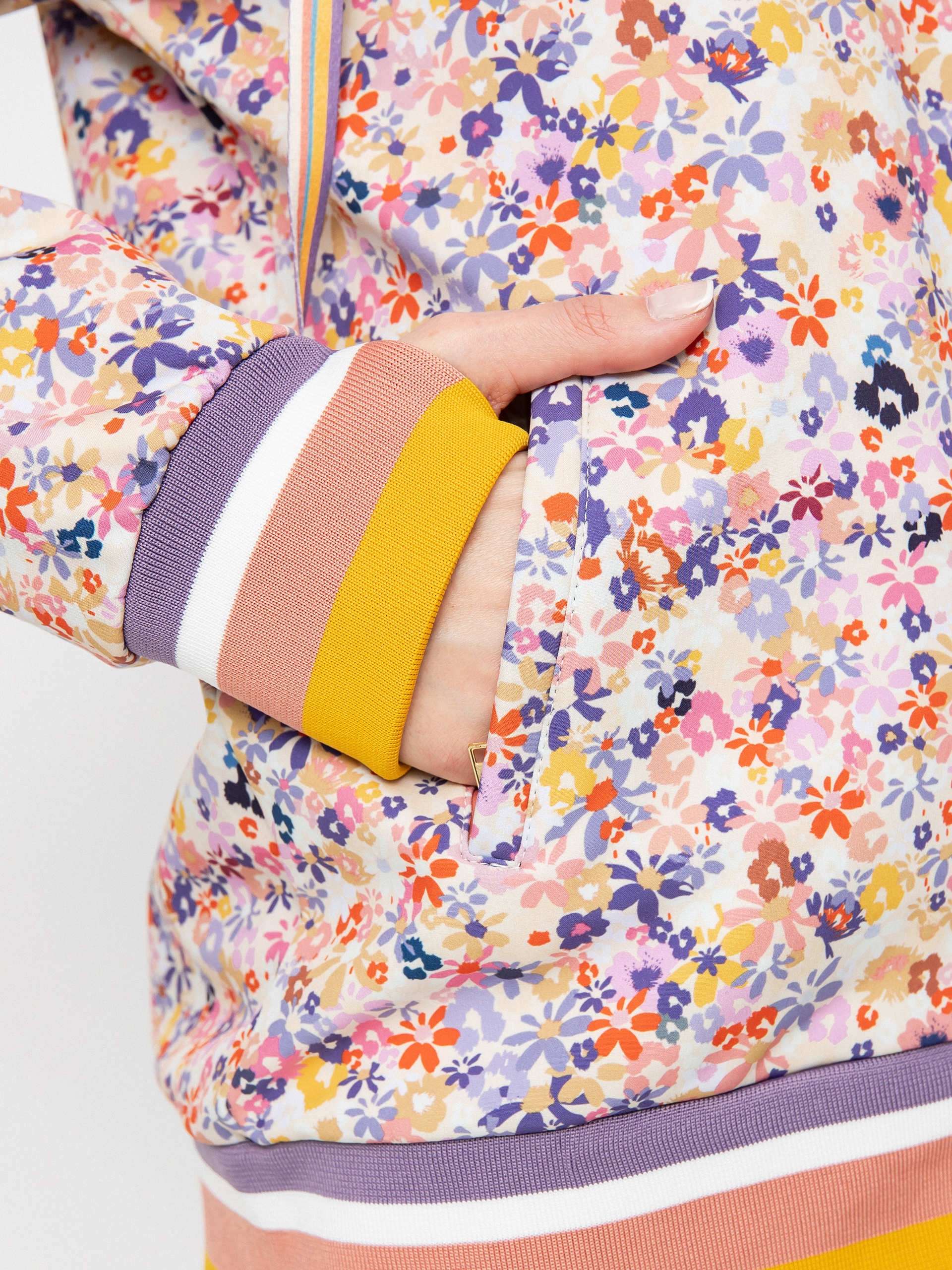 Mikina s kapucňou Femi Stories Wave ZHD Wmn (hmdw)