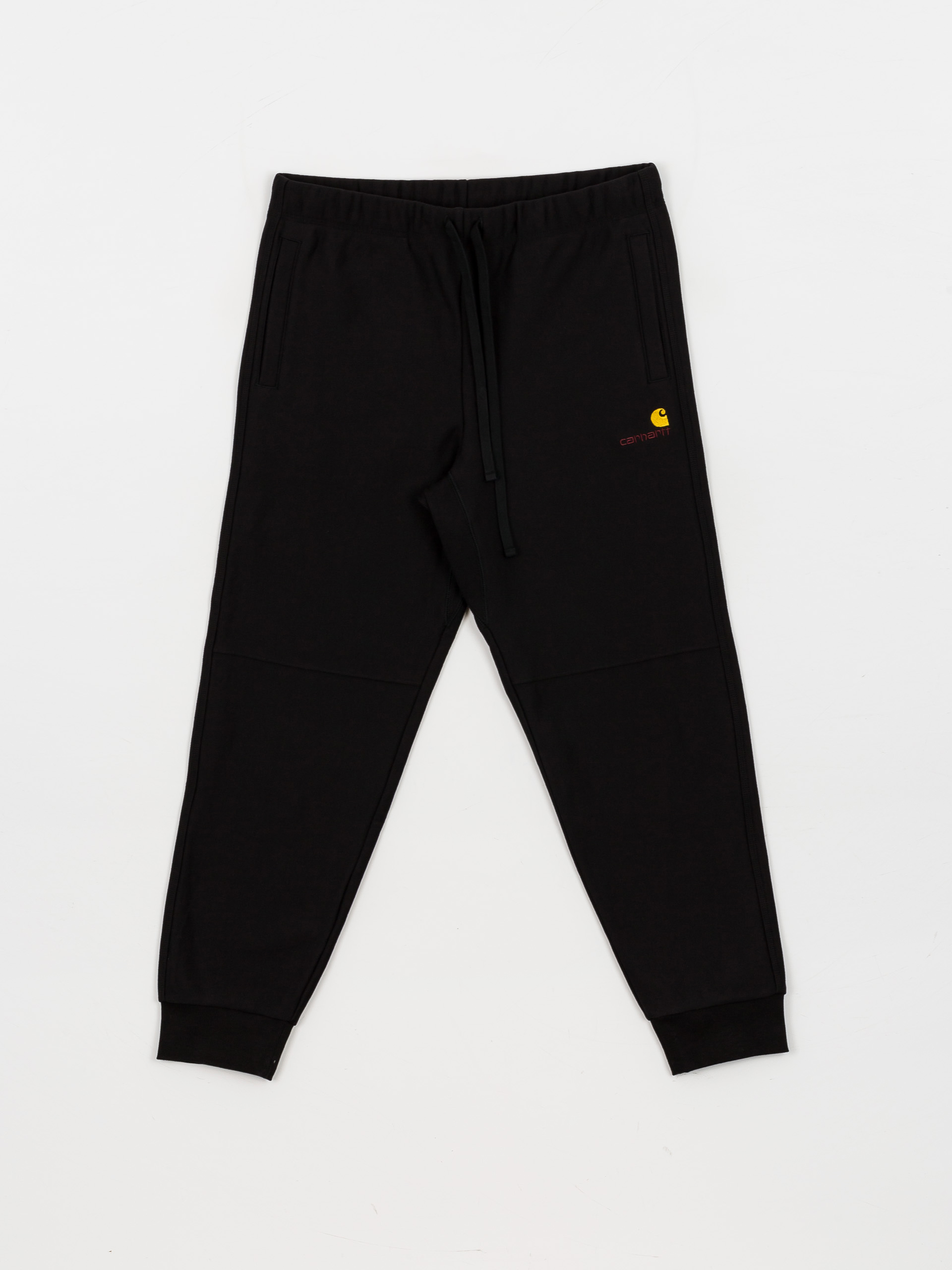 Nohavice Carhartt WIP American Script Jogging (black)