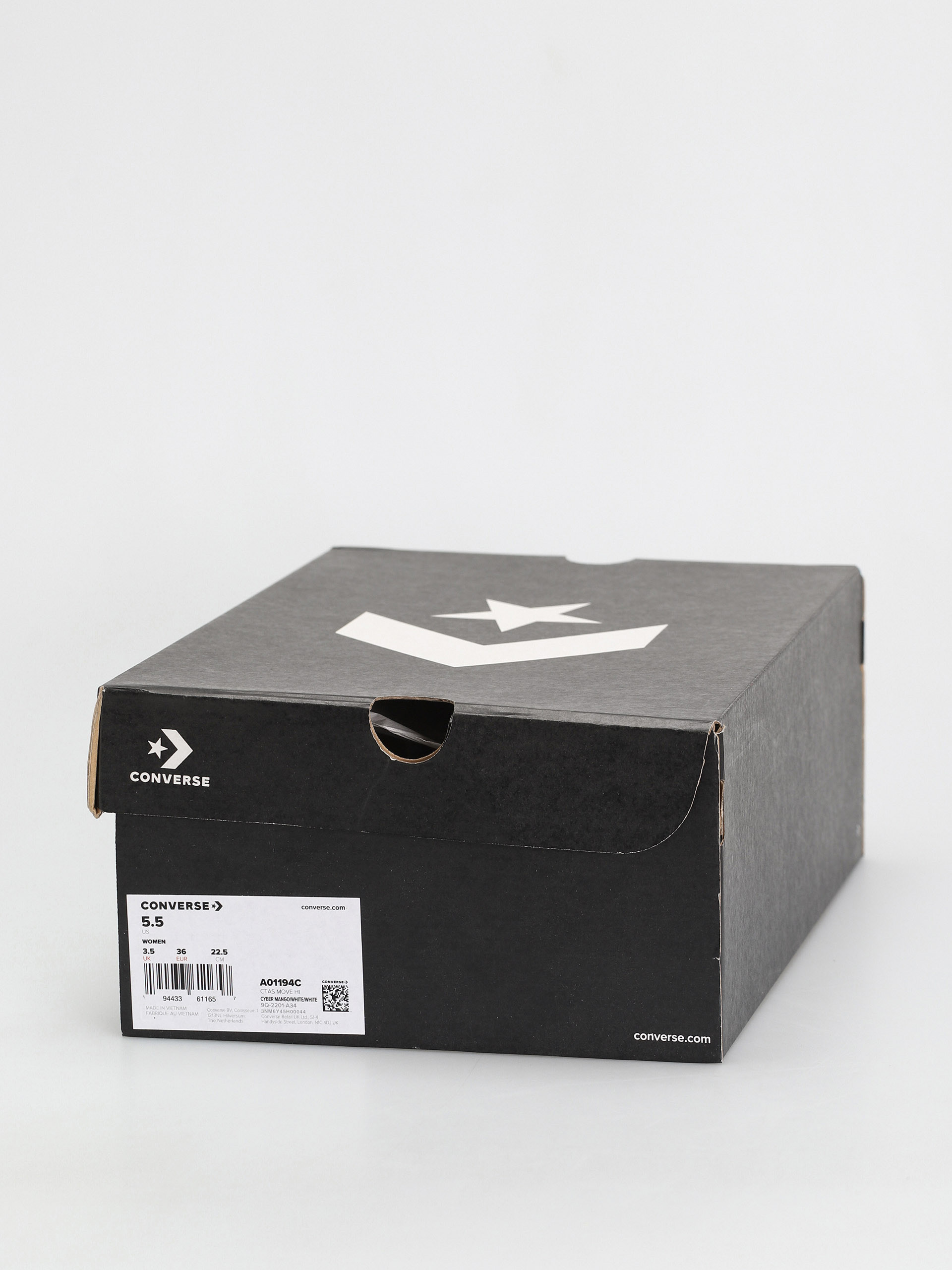 Topánky Converse Chuck Taylor All Star Move Hi Wmn (cyber mango/white/white)