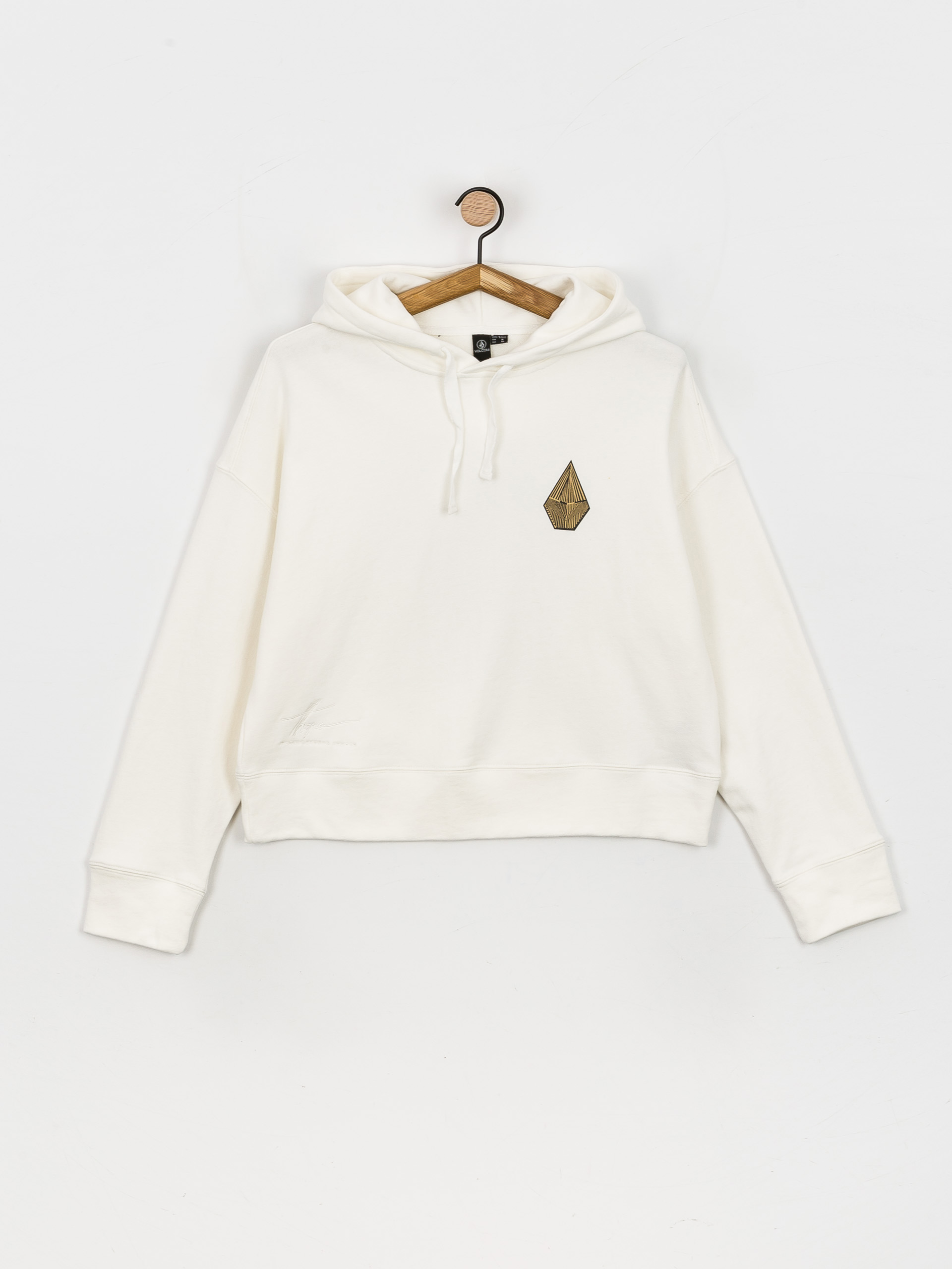 Mikina s kapucňou Volcom Thomas Hooper HD Wmn (star white)