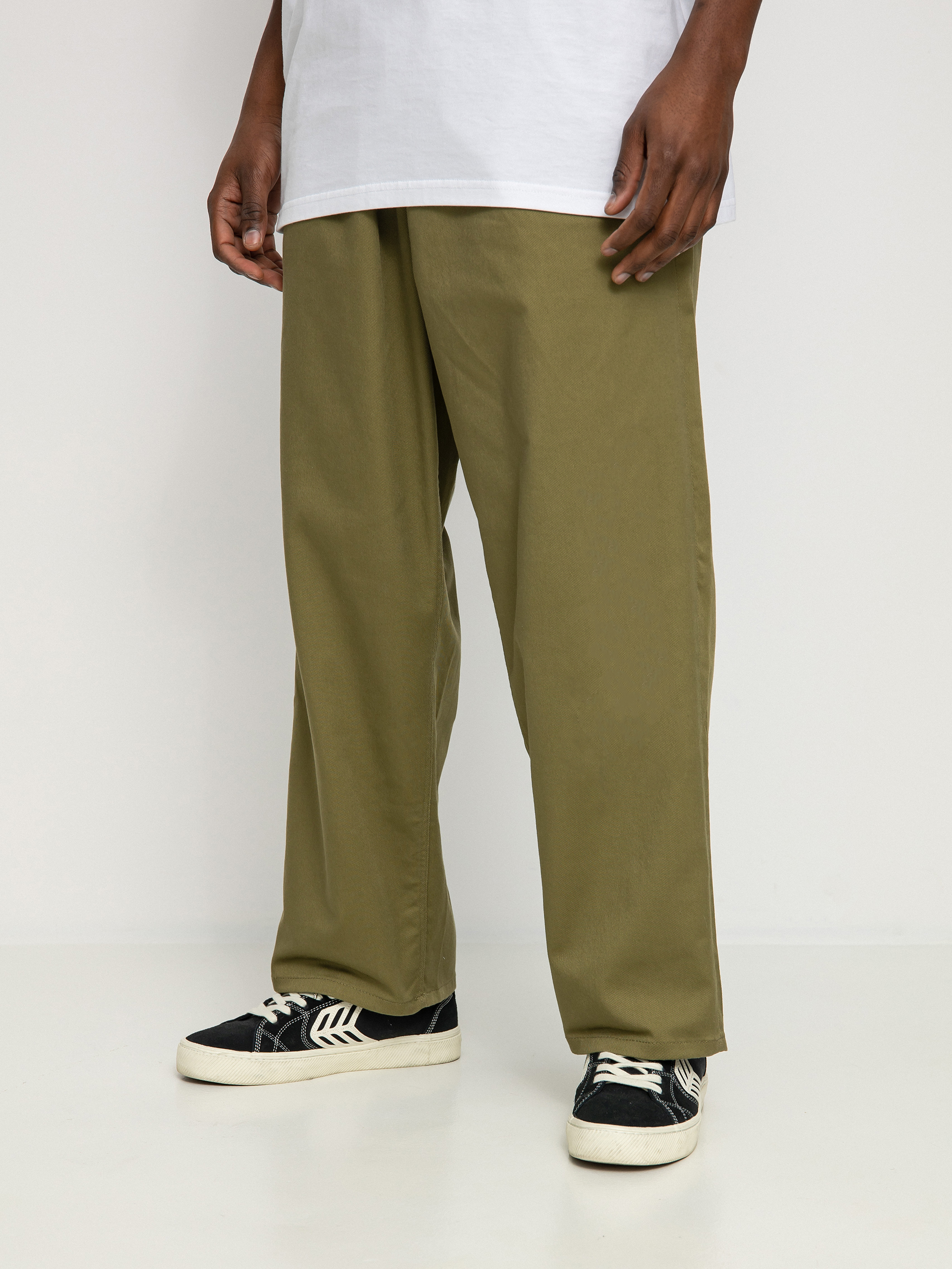 Nohavice Volcom Outer Spaced Solid Ew (martini olive)
