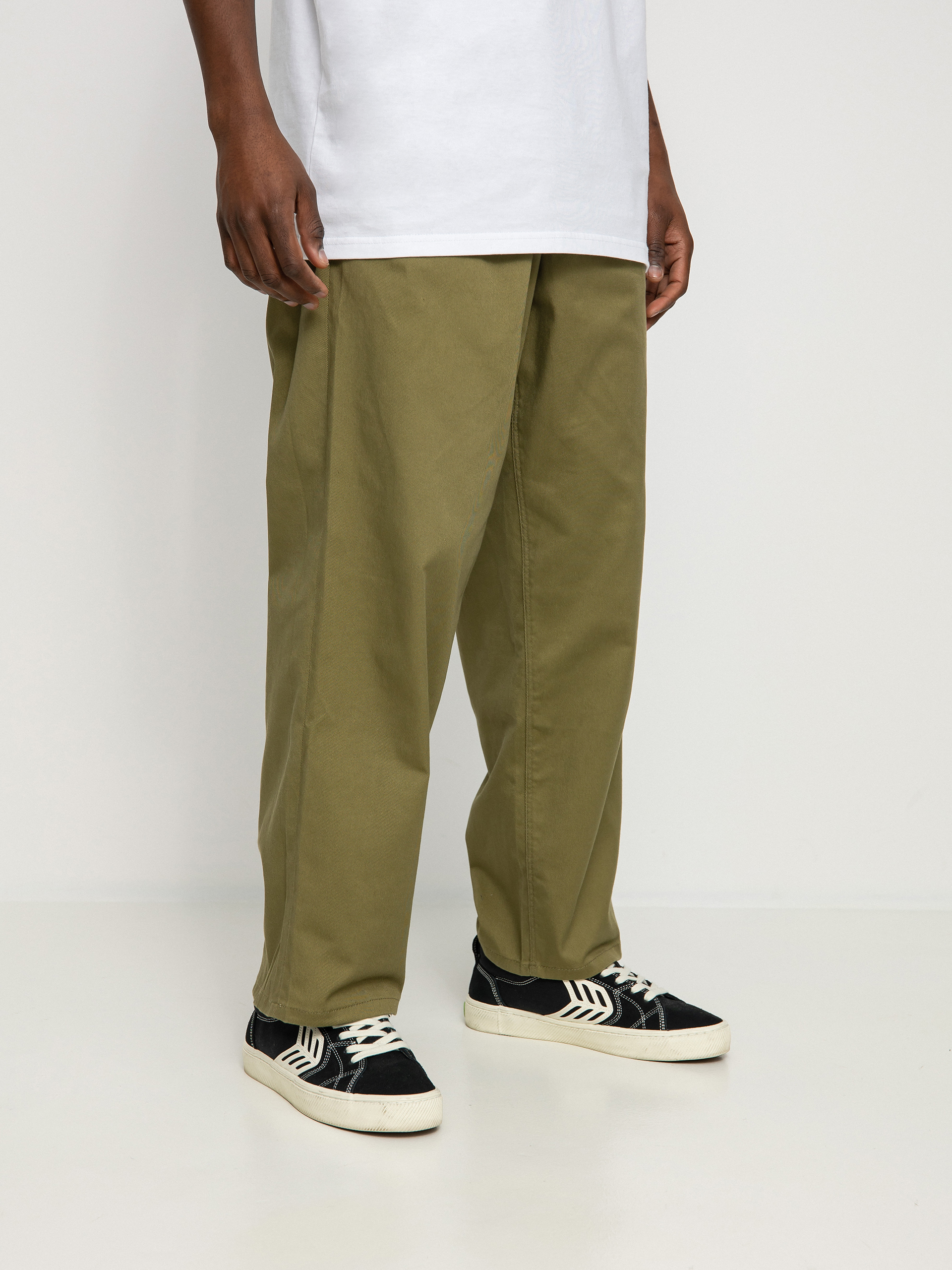 Nohavice Volcom Outer Spaced Solid Ew (martini olive)