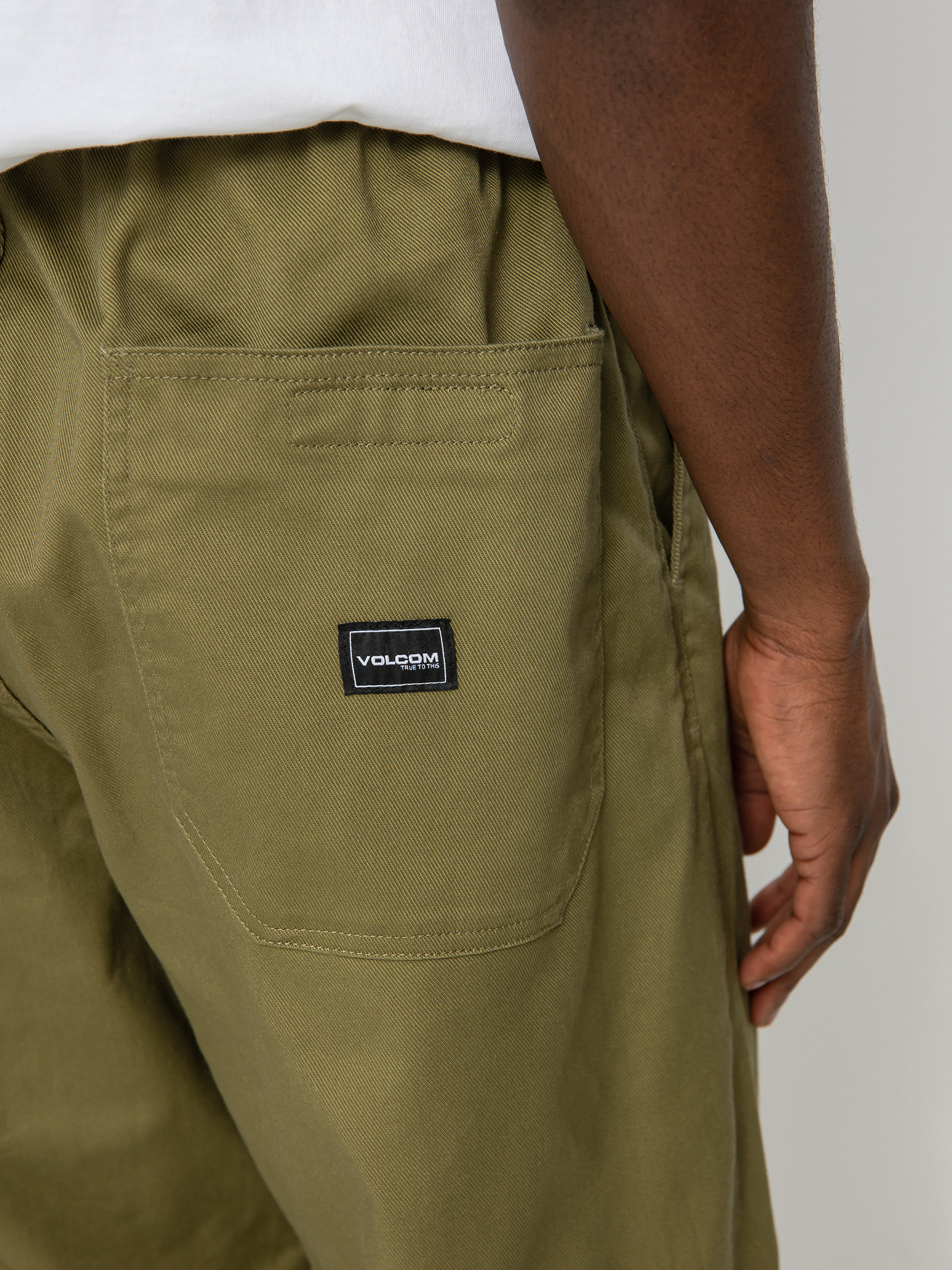 Nohavice Volcom Outer Spaced Solid Ew (martini olive)