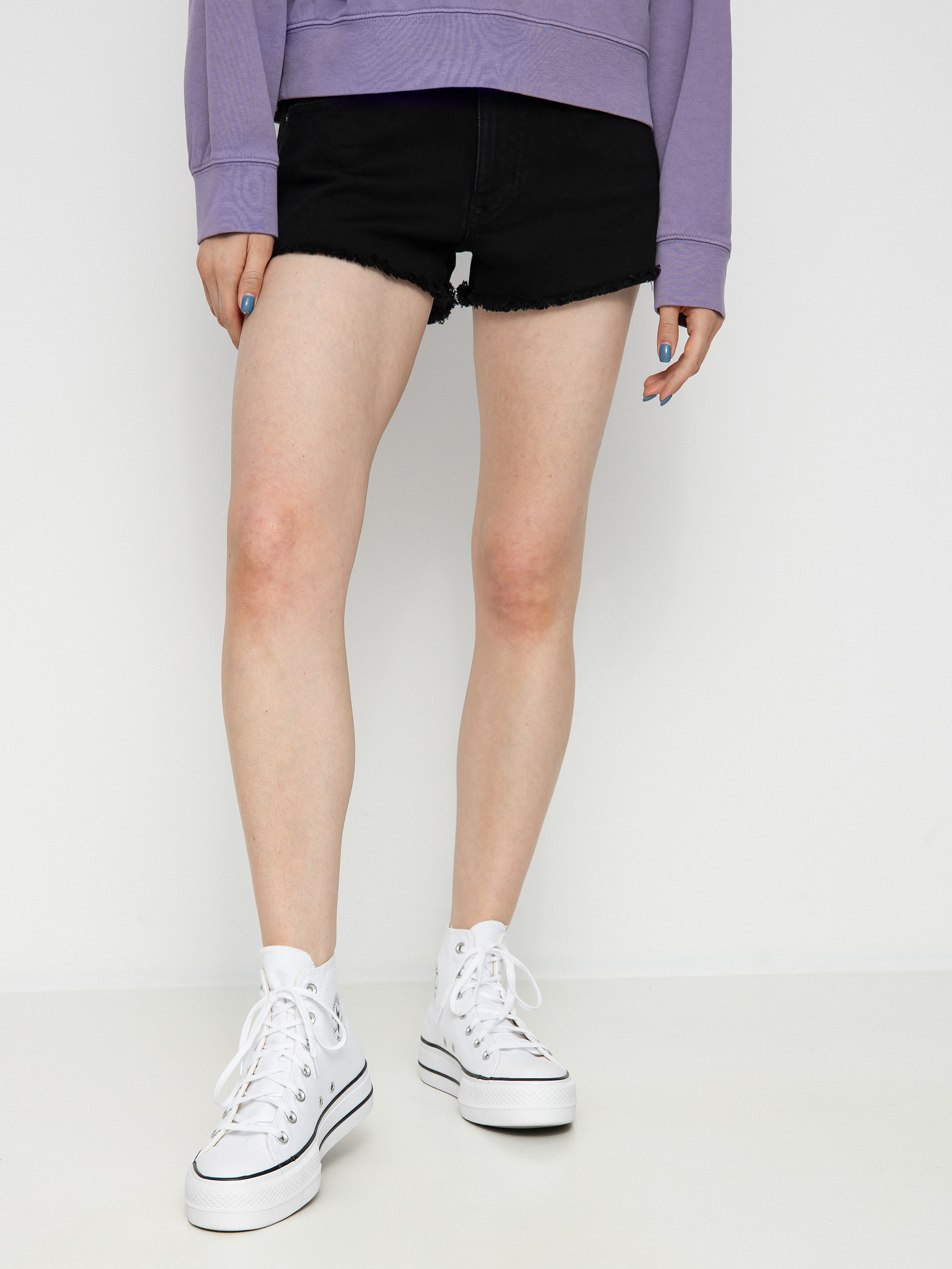 Kraťasy Volcom Stoney Stretch Wmn (premium wash black)