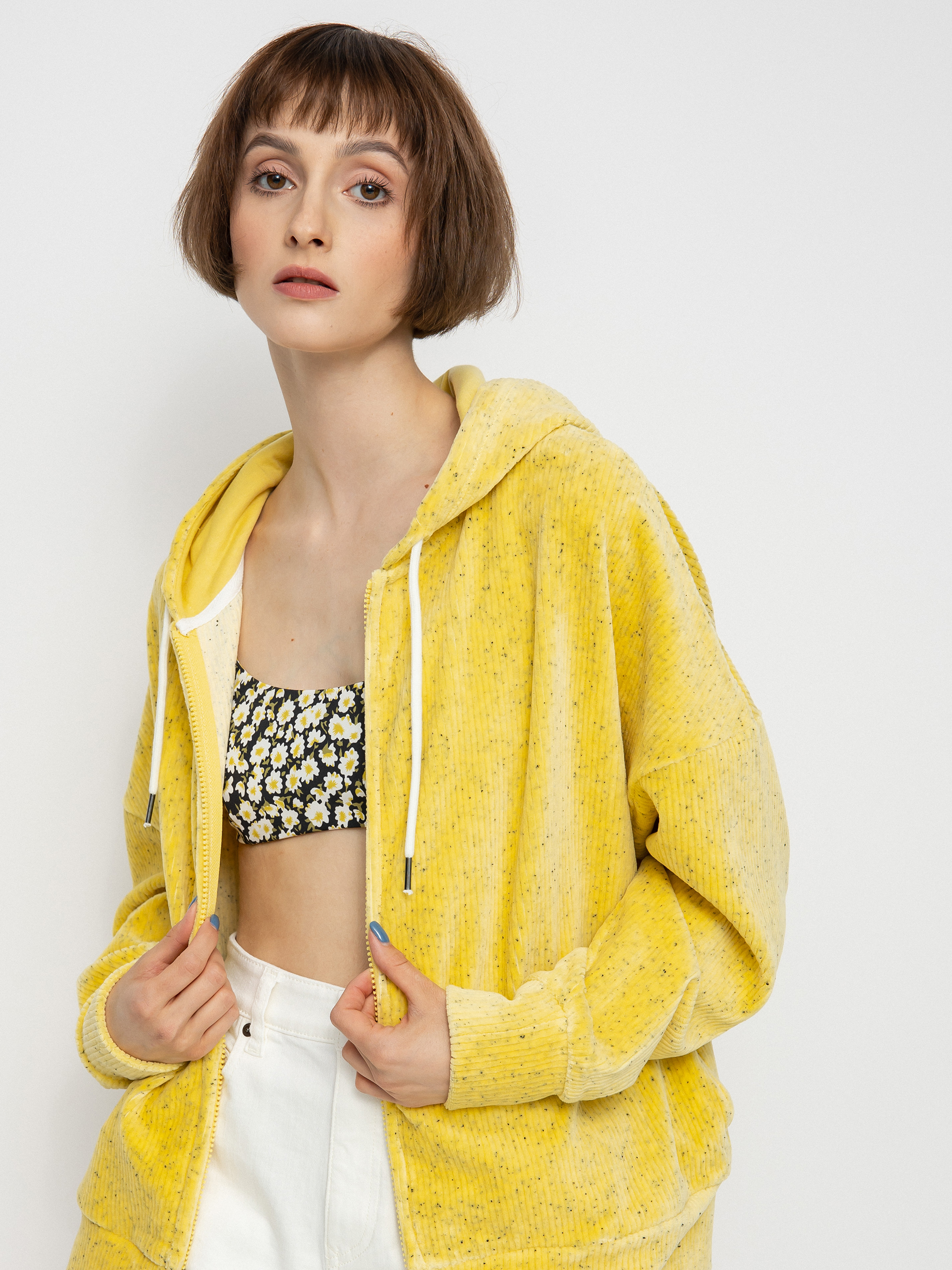 Mikina s kapucňou Element Korde ZHD Wmn (cream gold)