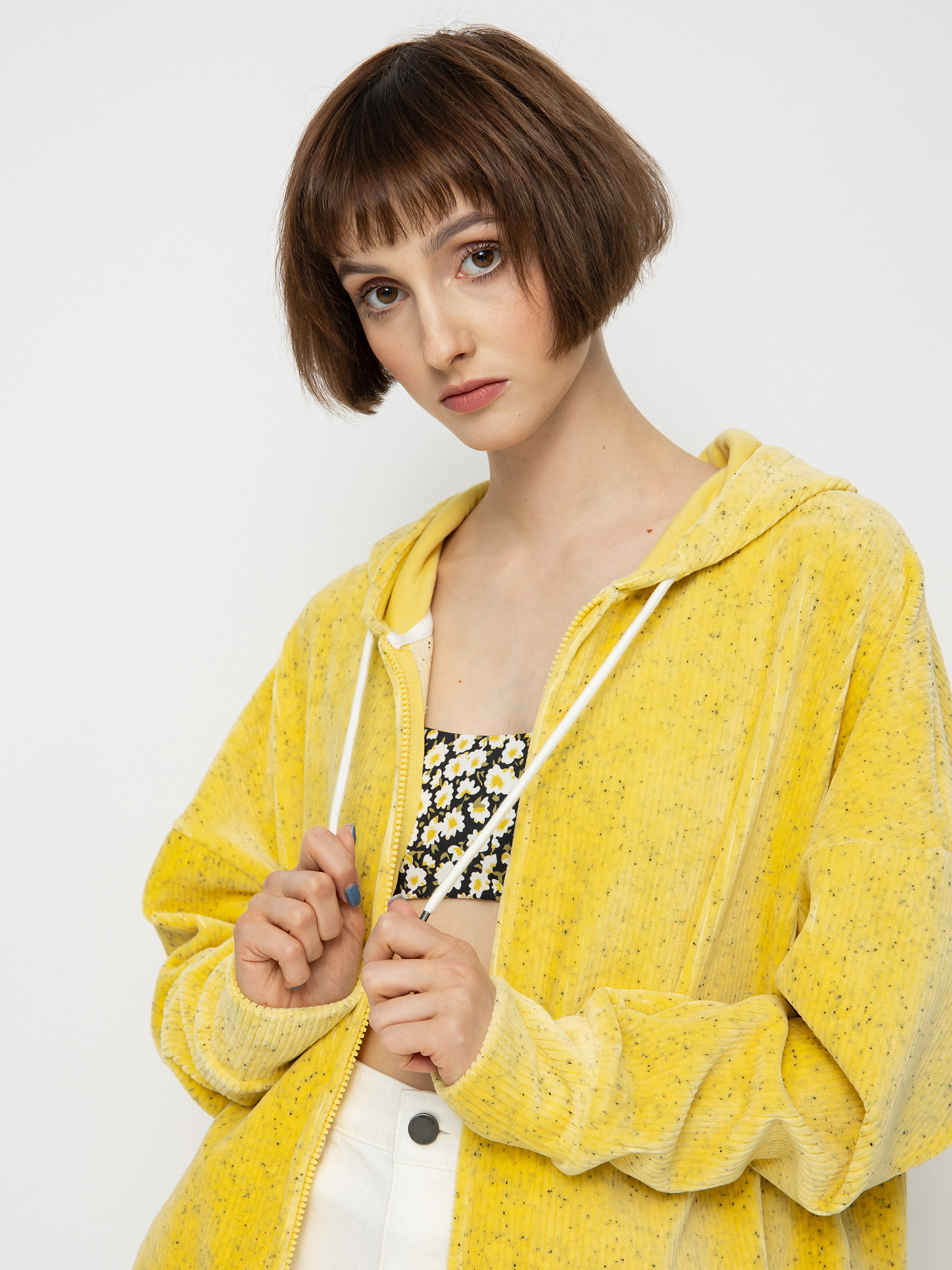 Mikina s kapucňou Element Korde ZHD Wmn (cream gold)