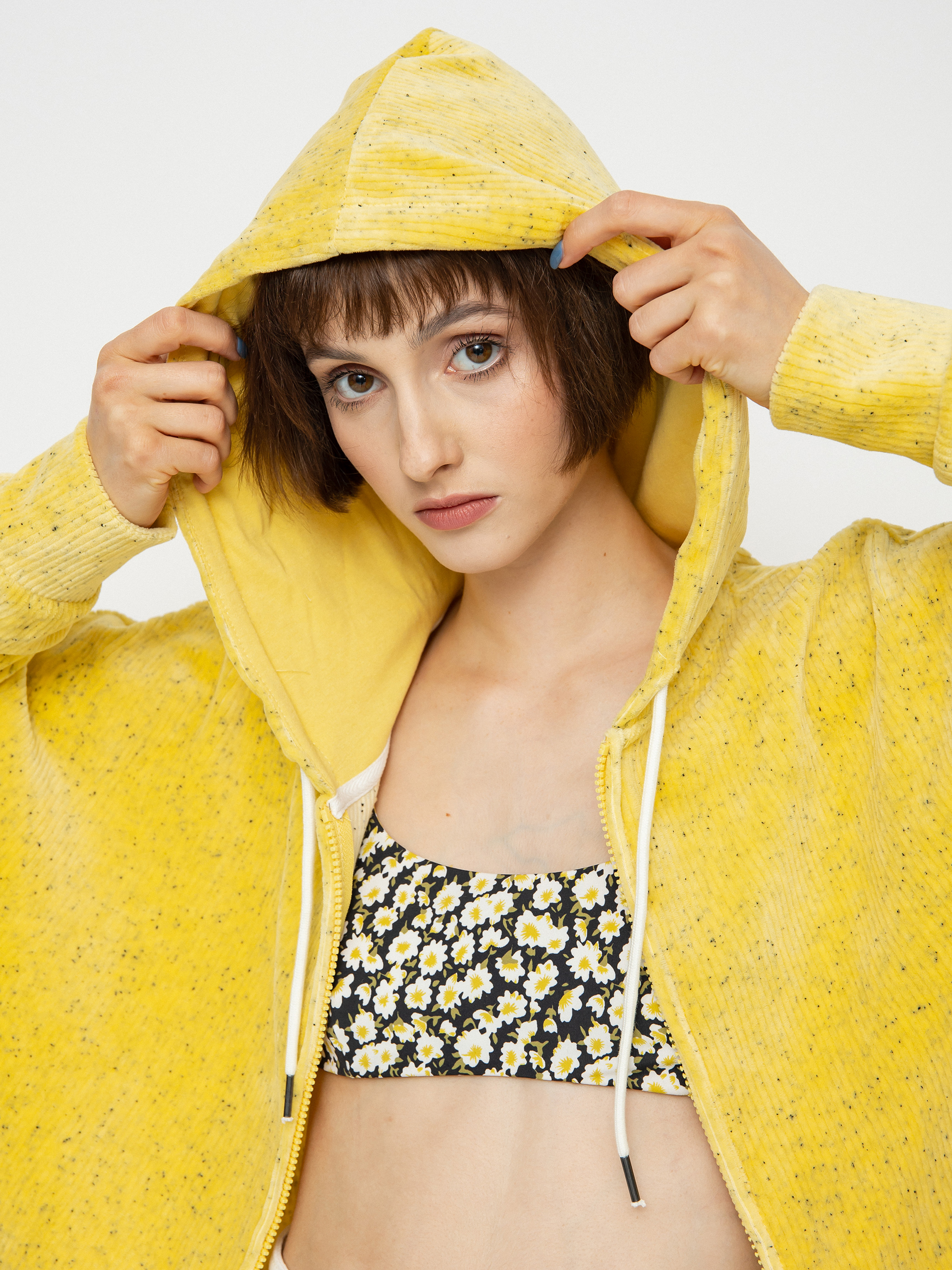 Mikina s kapucňou Element Korde ZHD Wmn (cream gold)