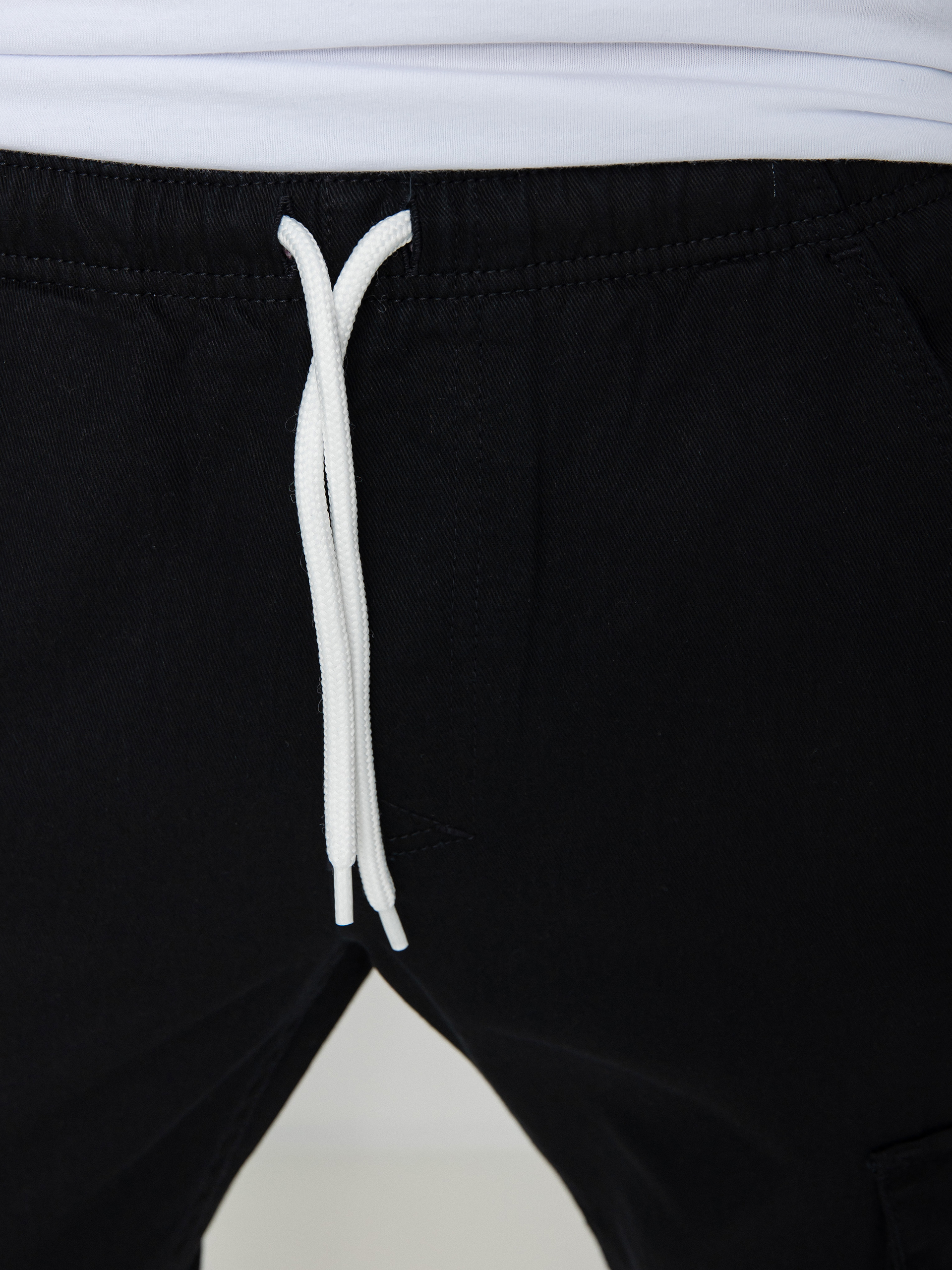 Nohavice MassDnm Cargo Sneaker Fit (black)