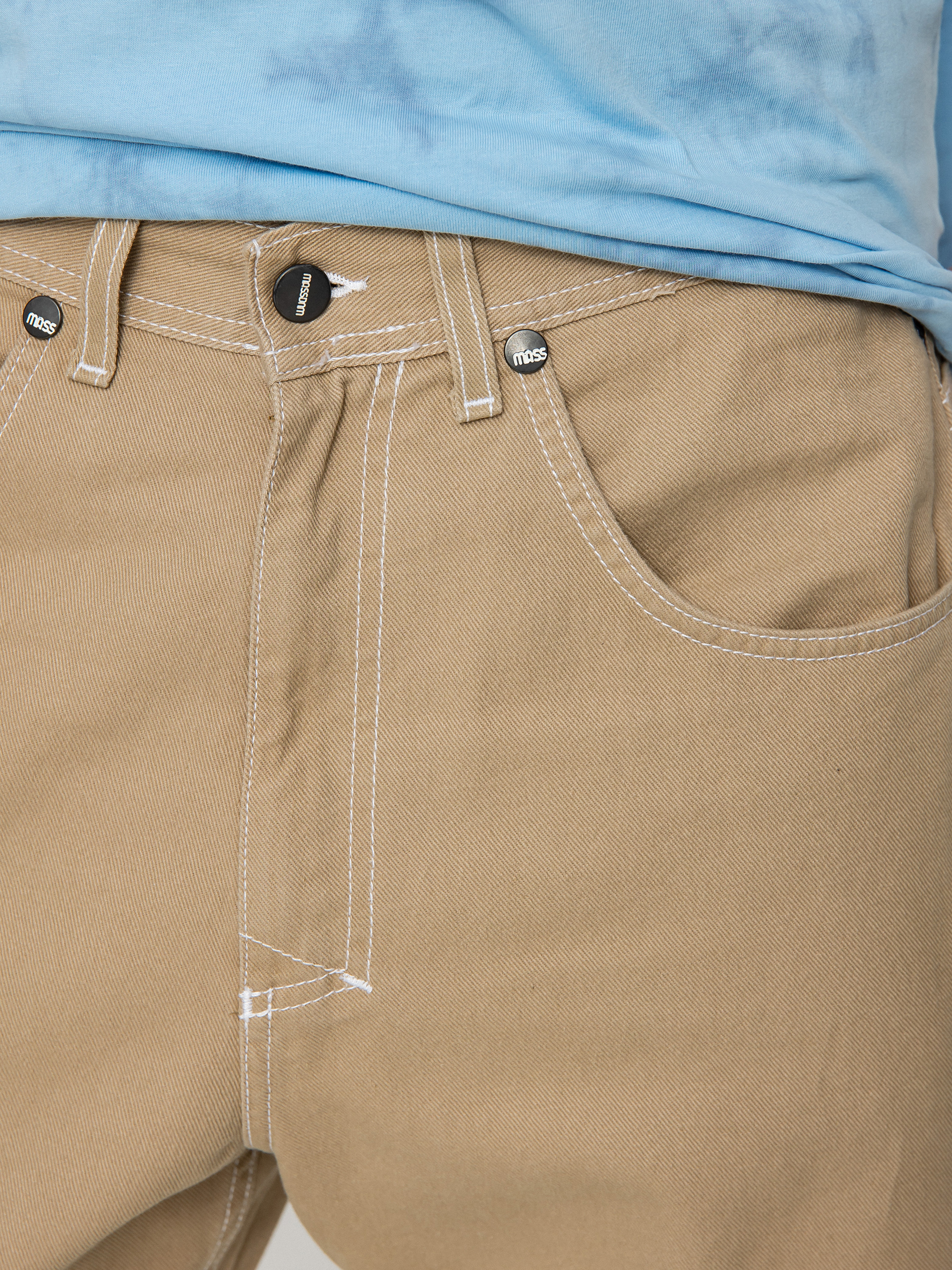 Nohavice MassDnm Craft Baggy Fit (beige)