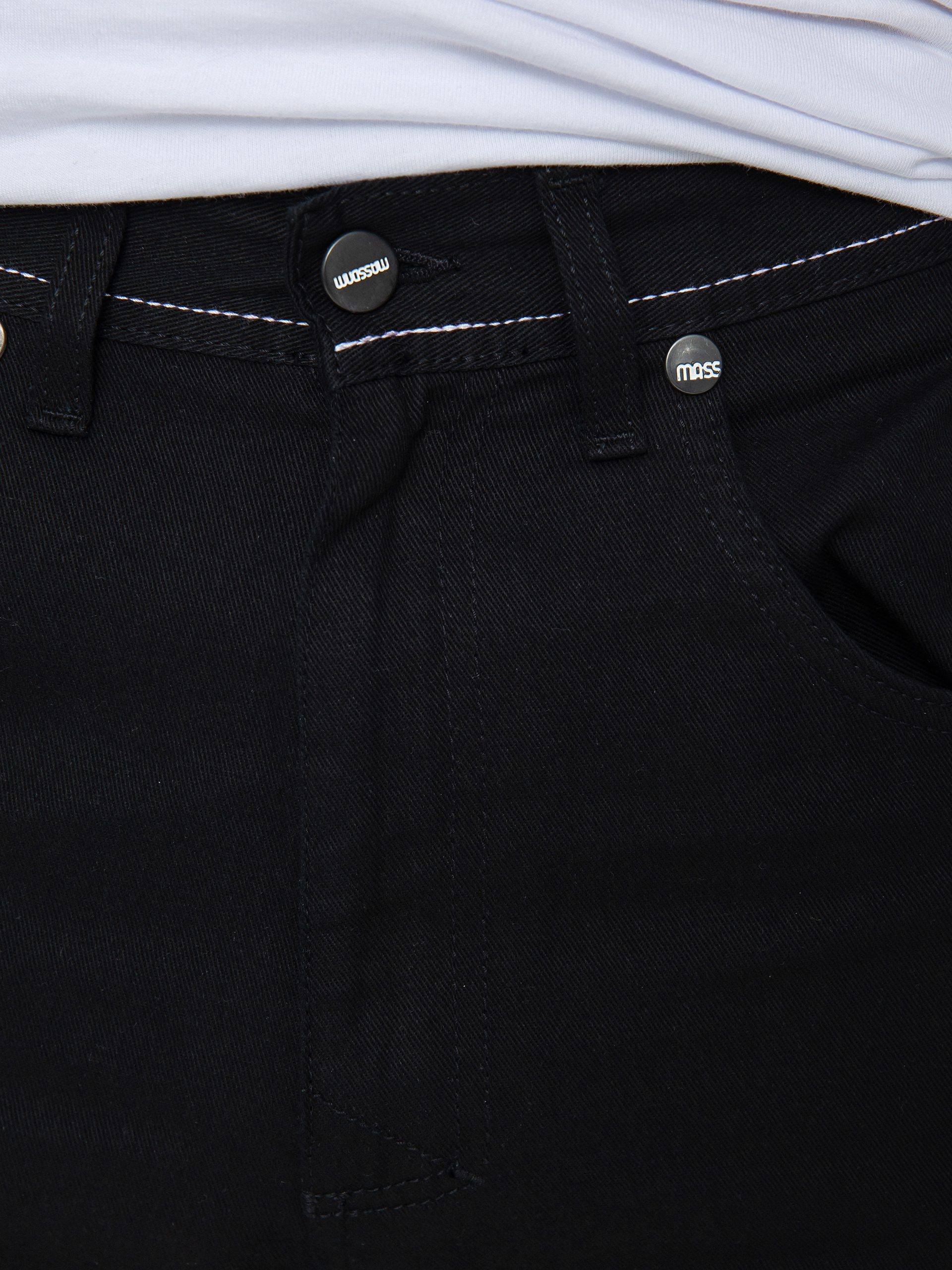 Nohavice MassDnm Slang Baggy Fit (black)