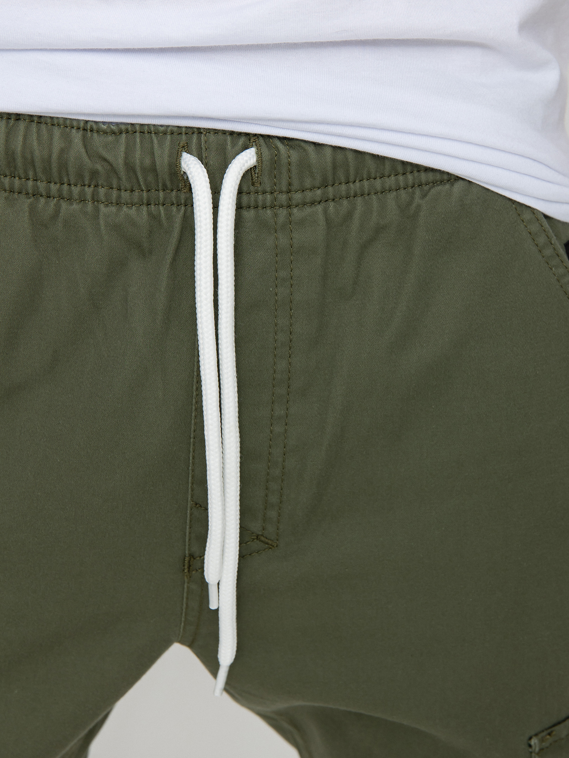 Nohavice MassDnm Cargo Joggers Sneaker Fit (olive)