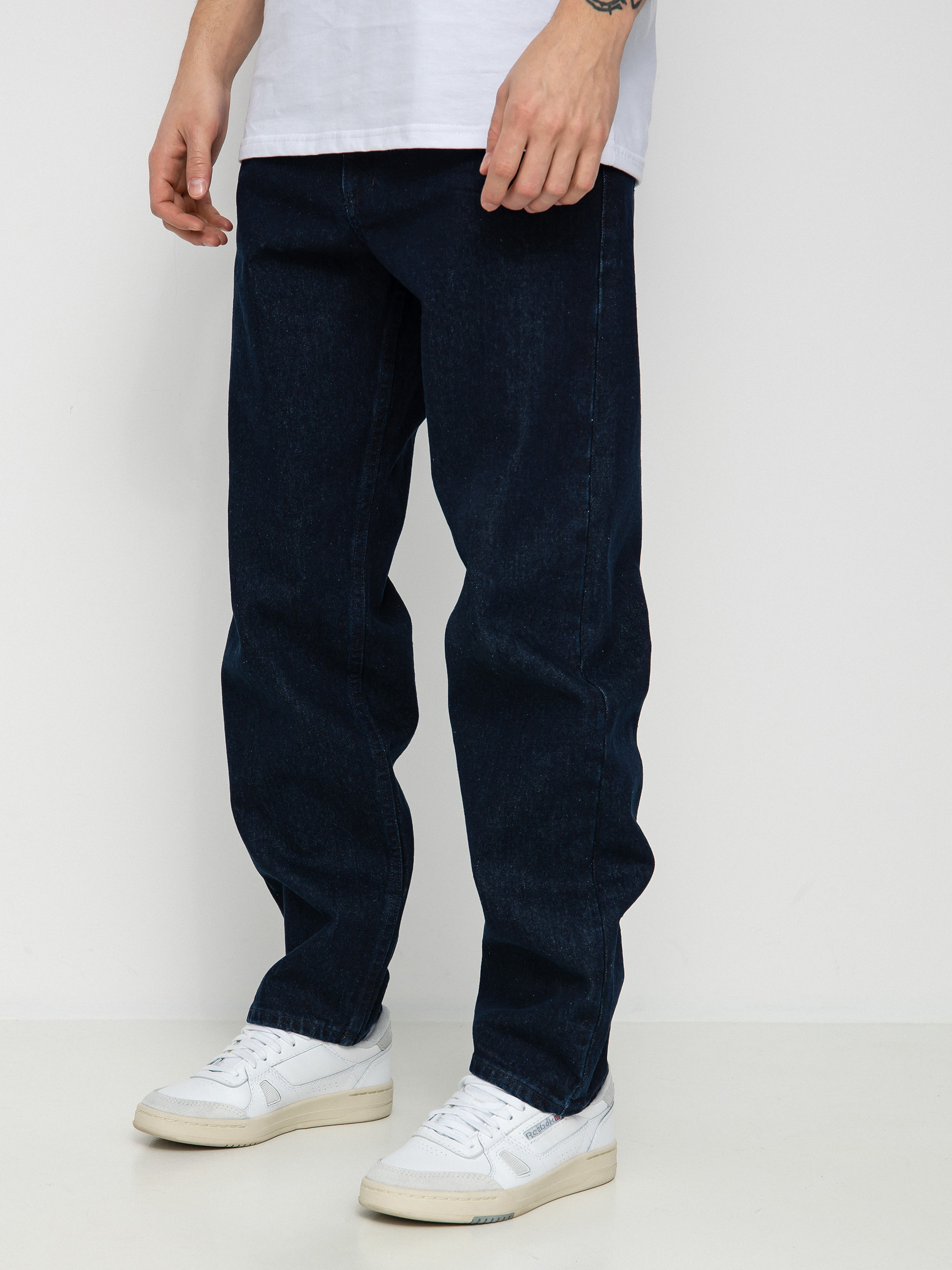 Nohavice MassDnm Craft Jeans Baggy Fit (dark blue)