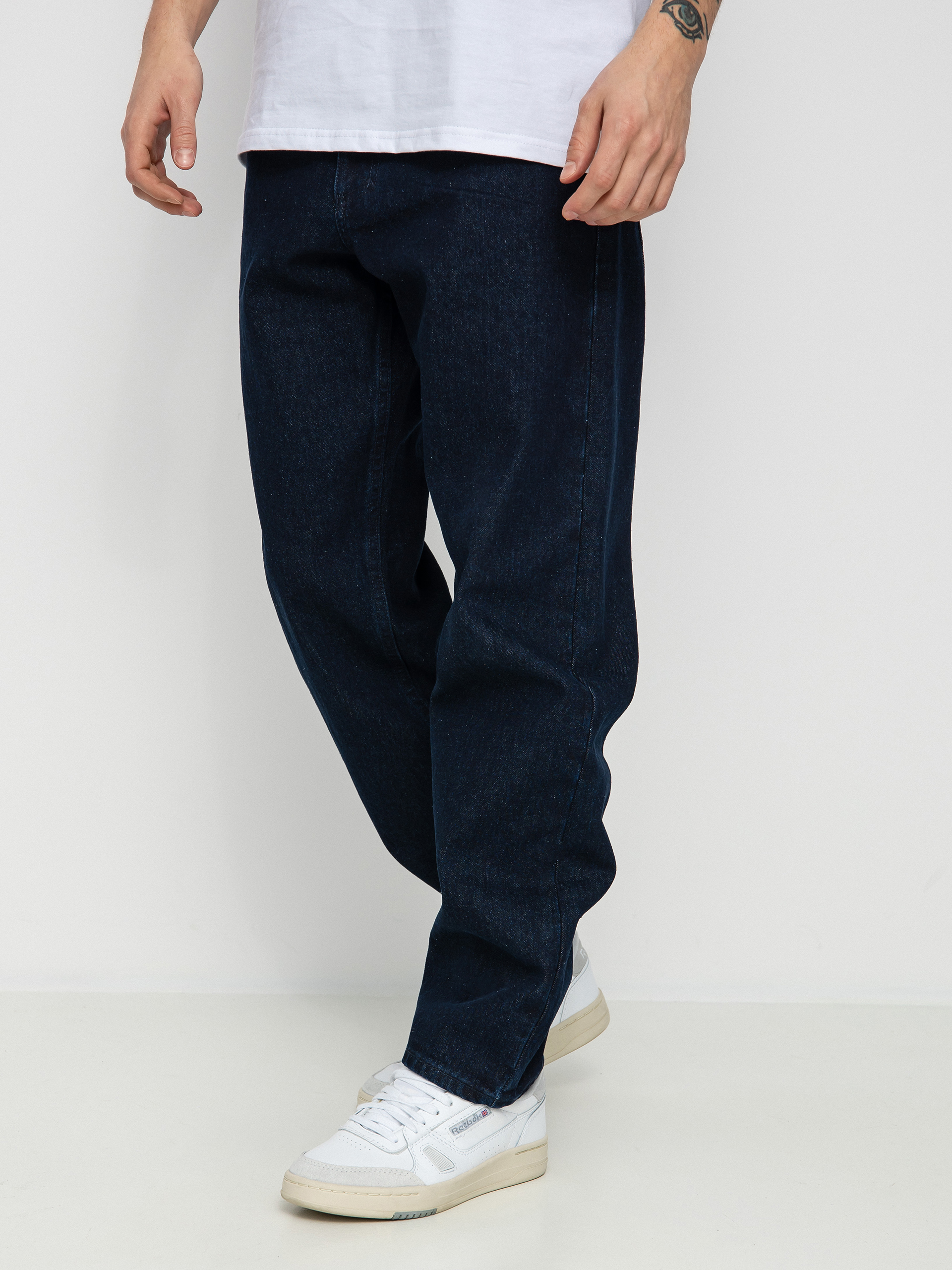 Nohavice MassDnm Craft Jeans Baggy Fit (dark blue)