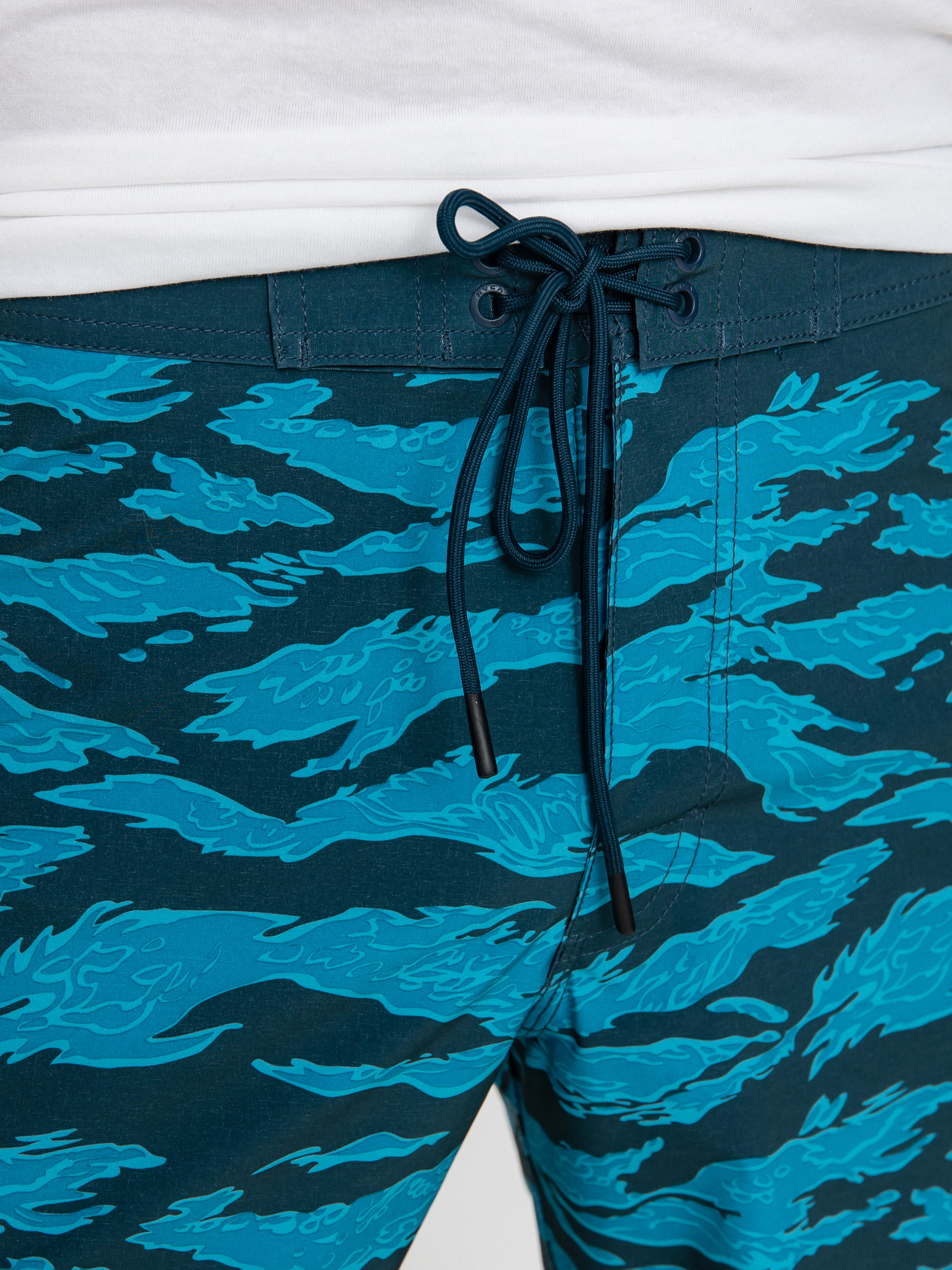 Plážové kraťasy RVCA Zak Noyle Eastern Trunk (blue camo)