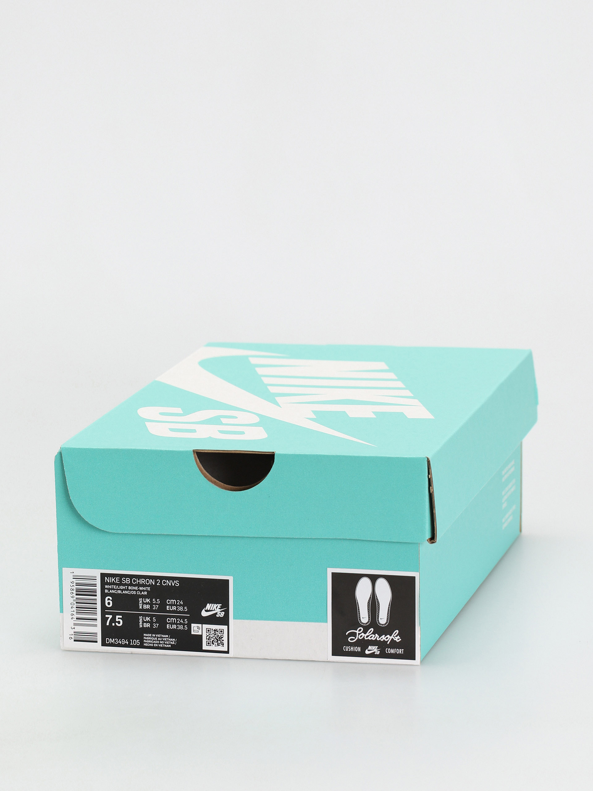 Topánky Nike SB Chron 2 Canvas (white/light bone white gum light brown)