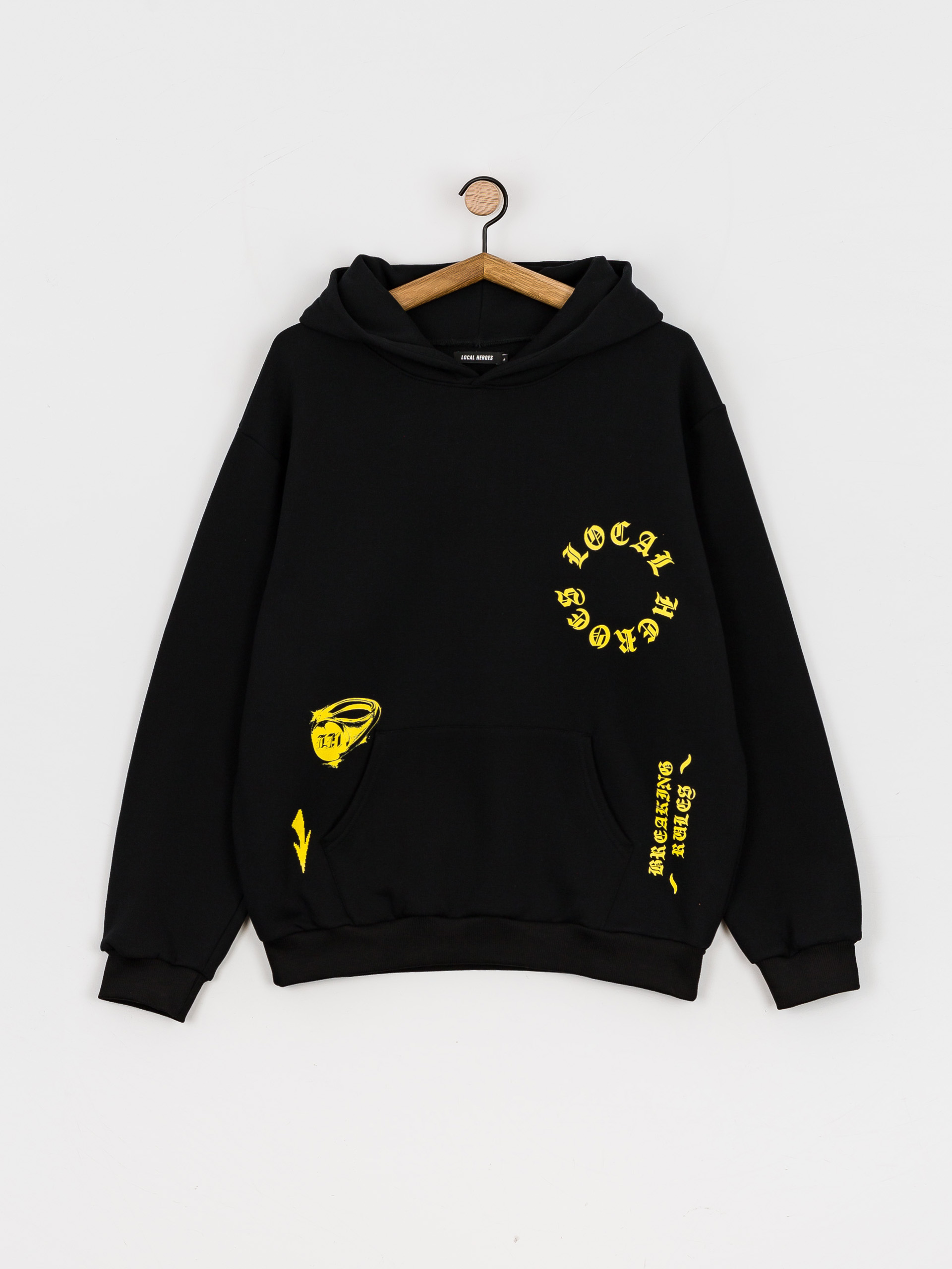 Mikina s kapucňou Local Heroes Lh Supreme HD (black)