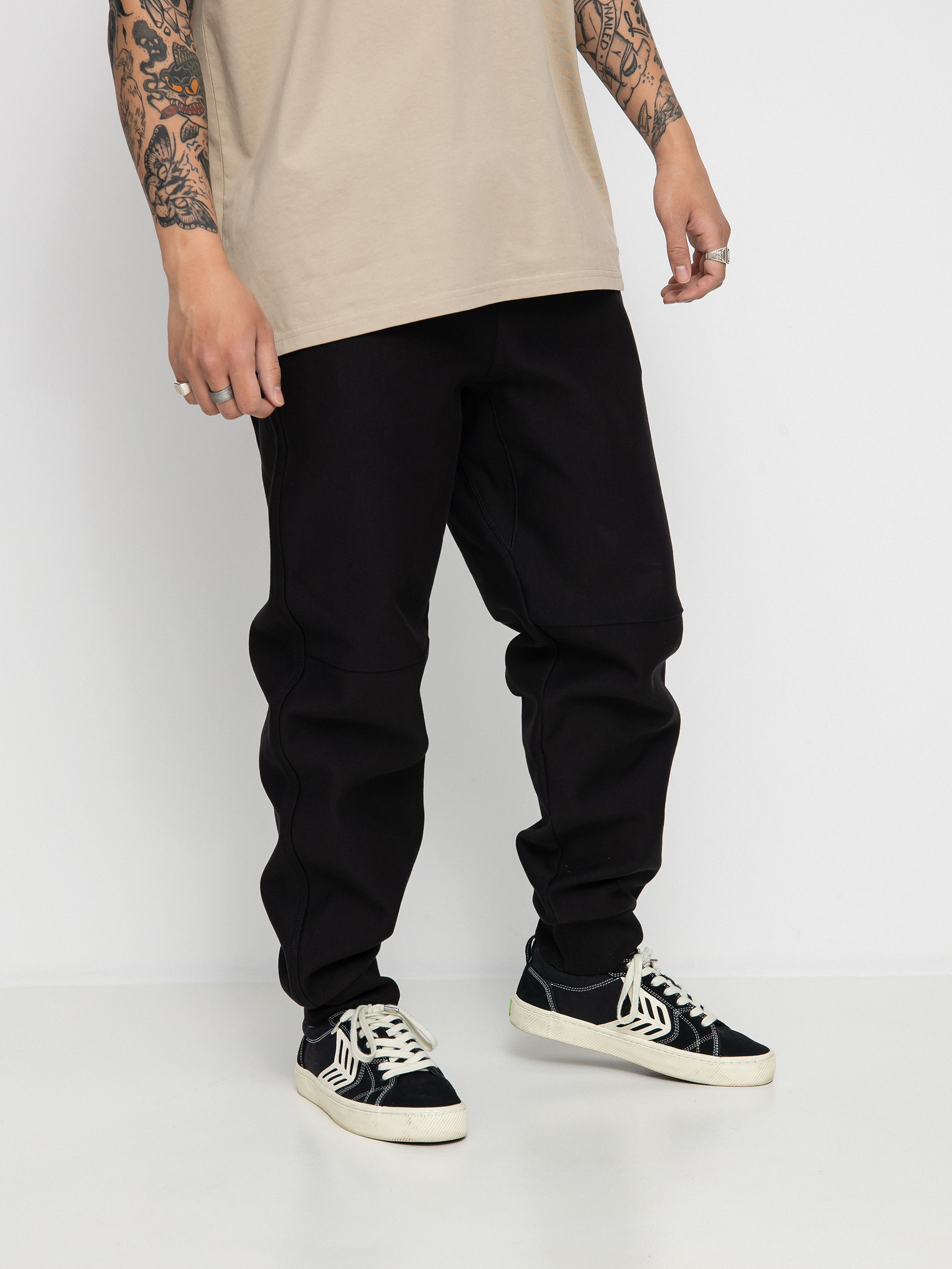 Nohavice Carhartt WIP American Script Jogging (black)