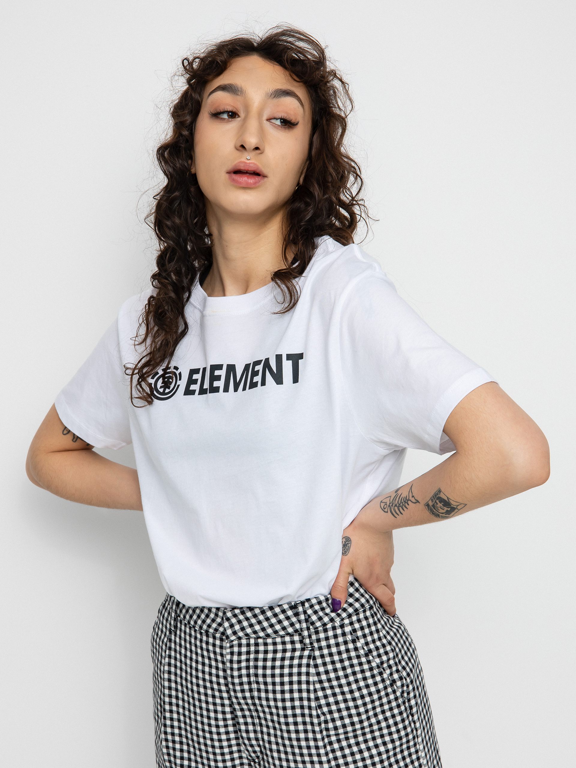 Tričko Element Logo Wmn (optic white)