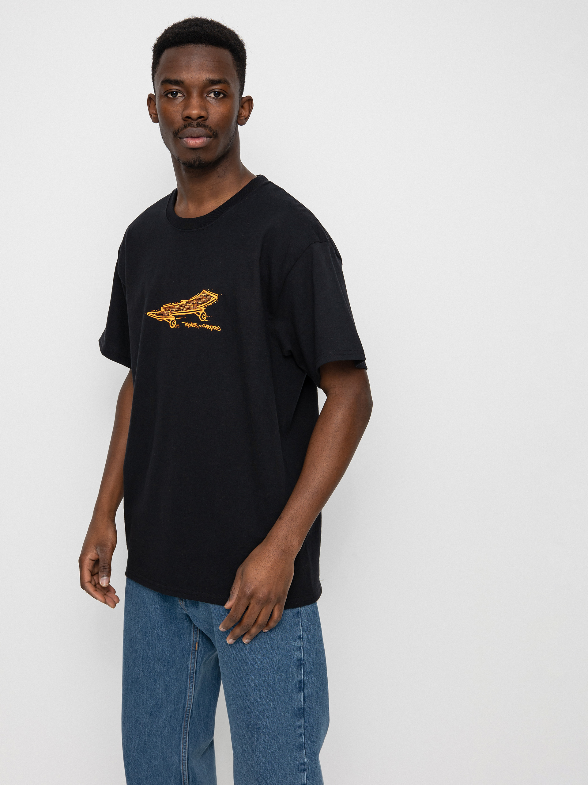 Tričko Thunder X Chrystie Lightening Bolt Board (black)