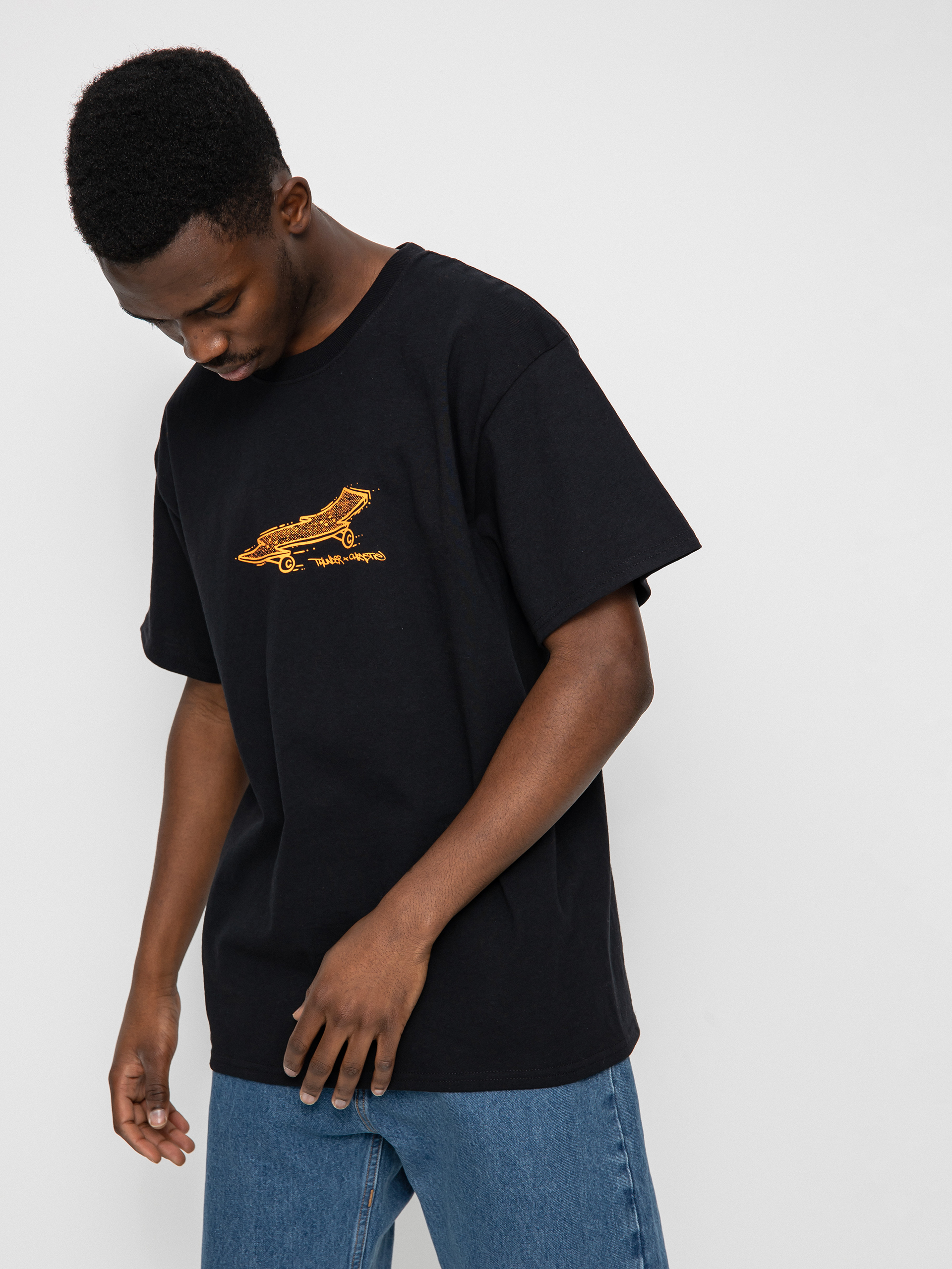 Tričko Thunder X Chrystie Lightening Bolt Board (black)