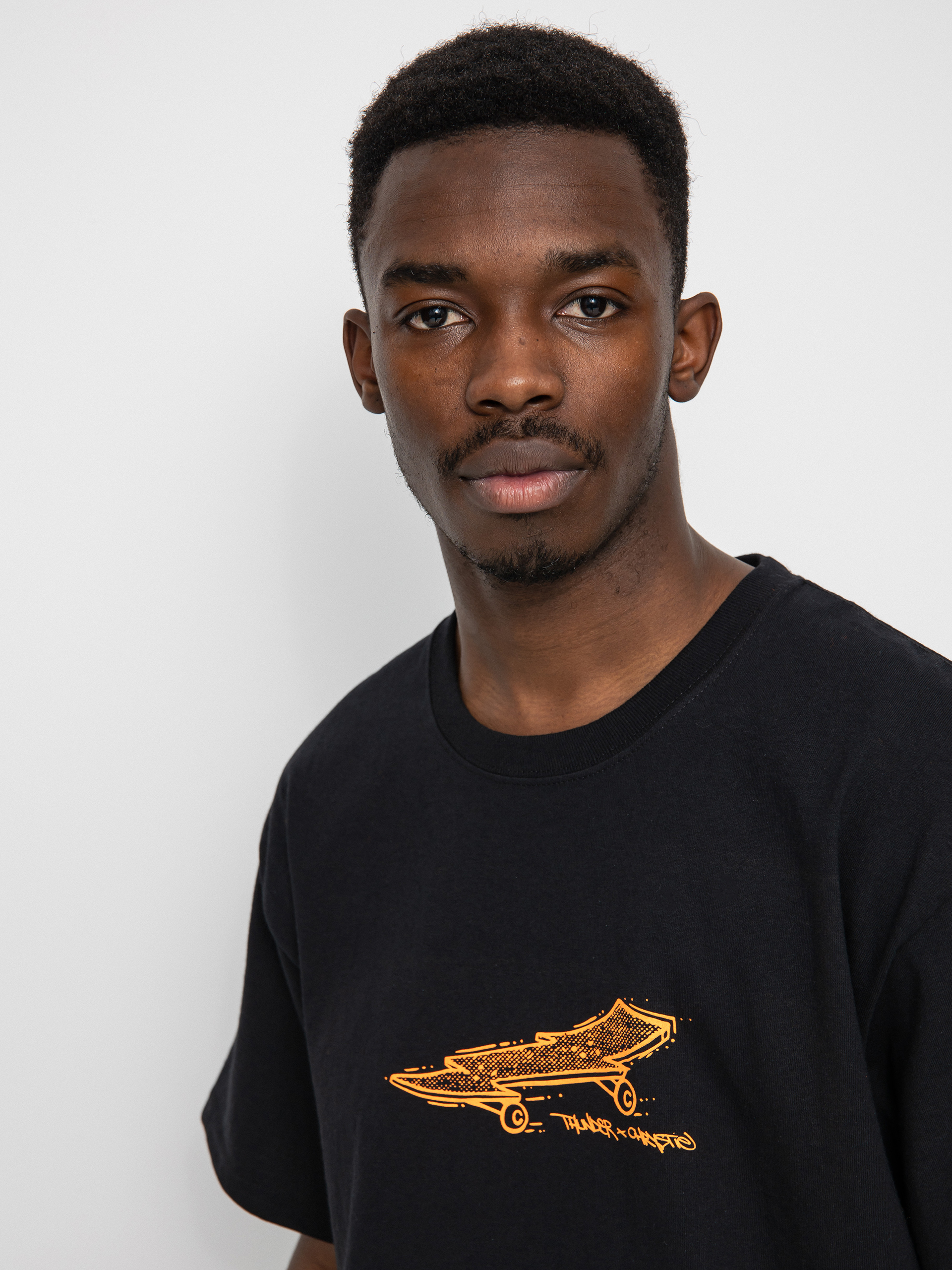 Tričko Thunder X Chrystie Lightening Bolt Board (black)