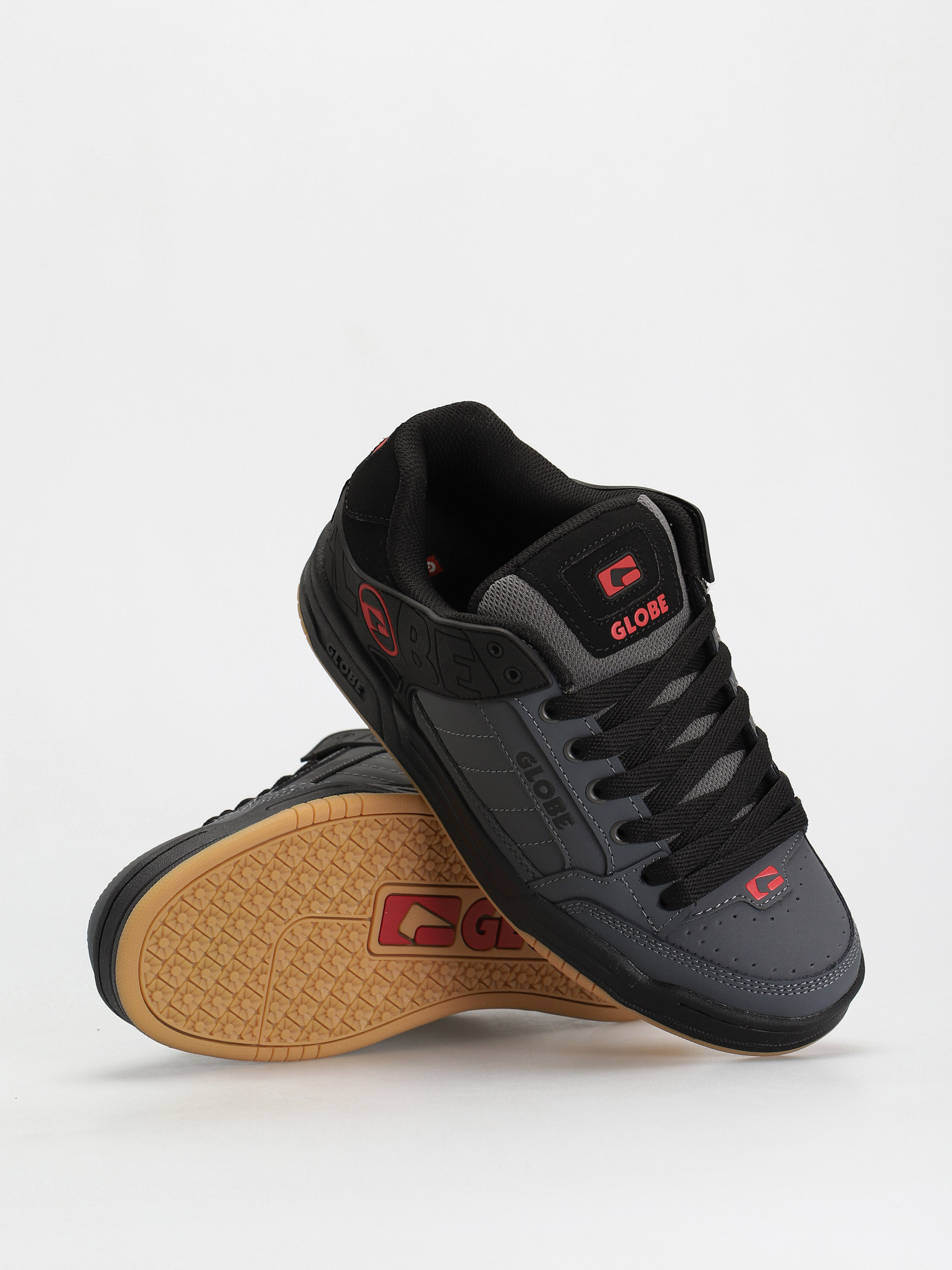 Topánky Globe Tilt (black/grey/red)