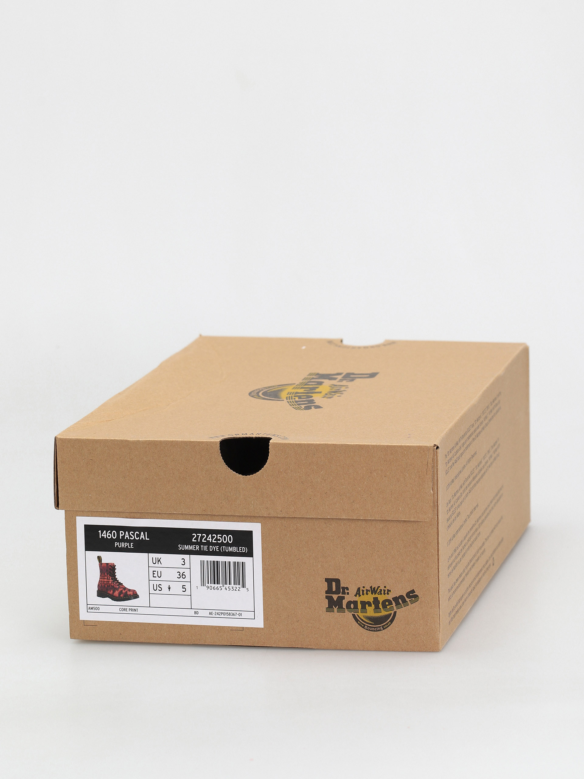 Topánky Dr. Martens 1460 Pascal Wmn (purple summer tie dye)