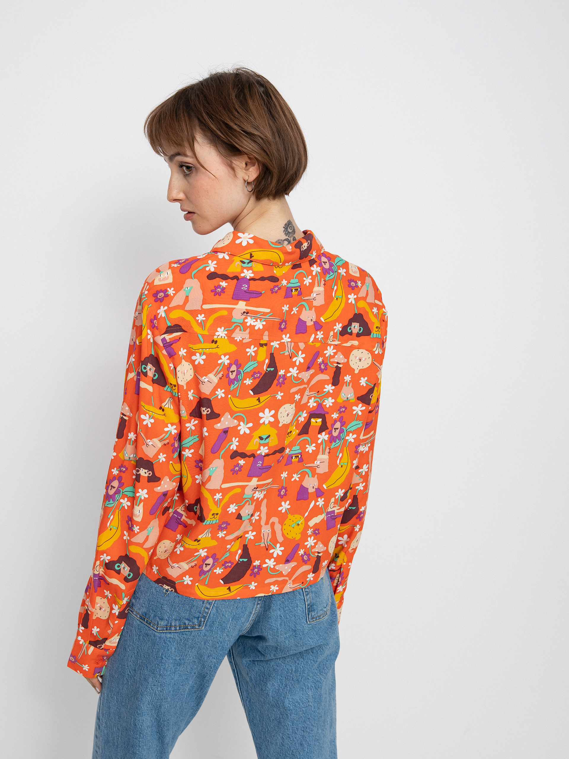 Košeľa Volcom Egle Zvirblyte Woven Wmn (living coral)