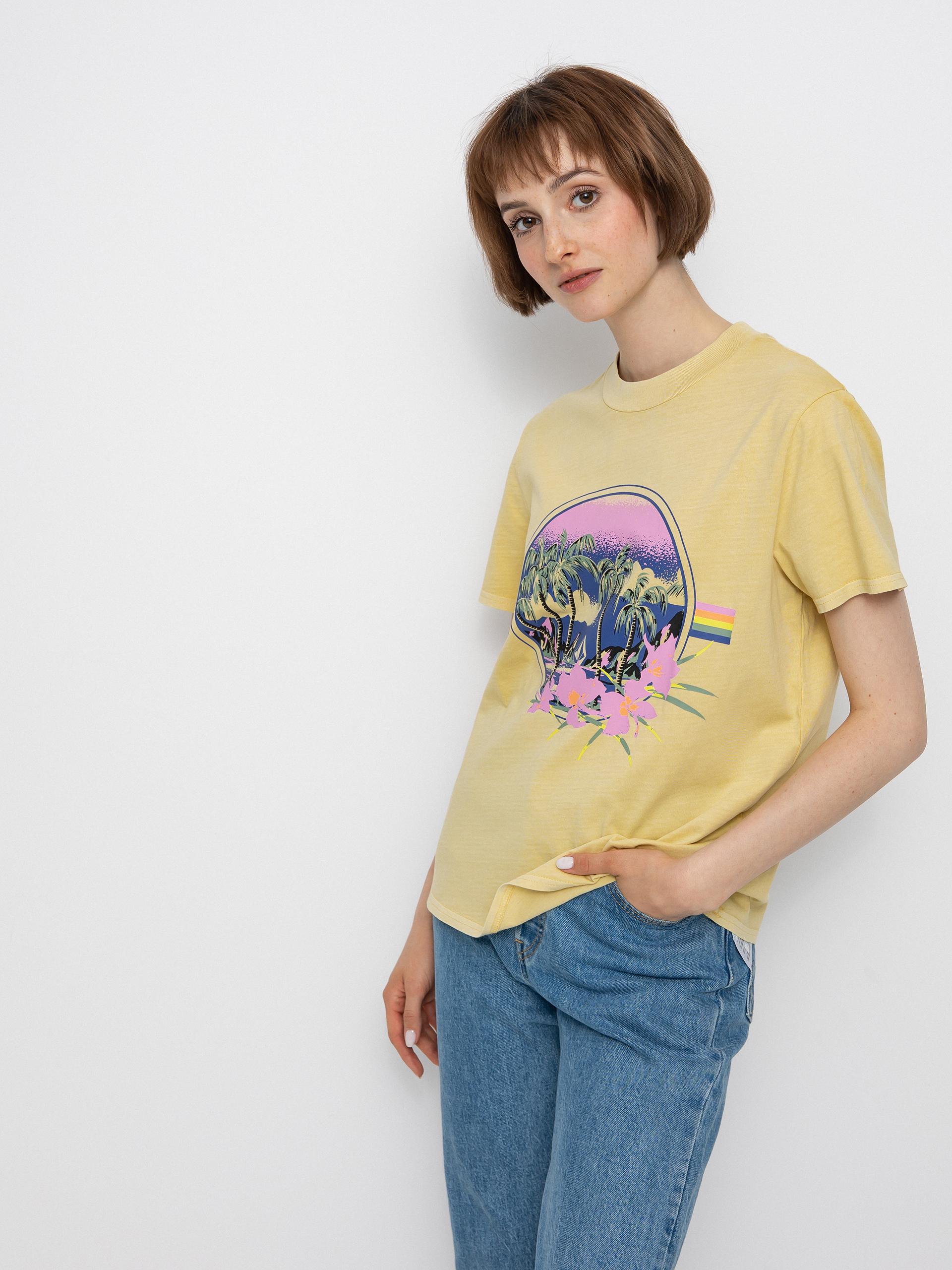 Tričko Volcom Lock It Up Wmn (wheat)