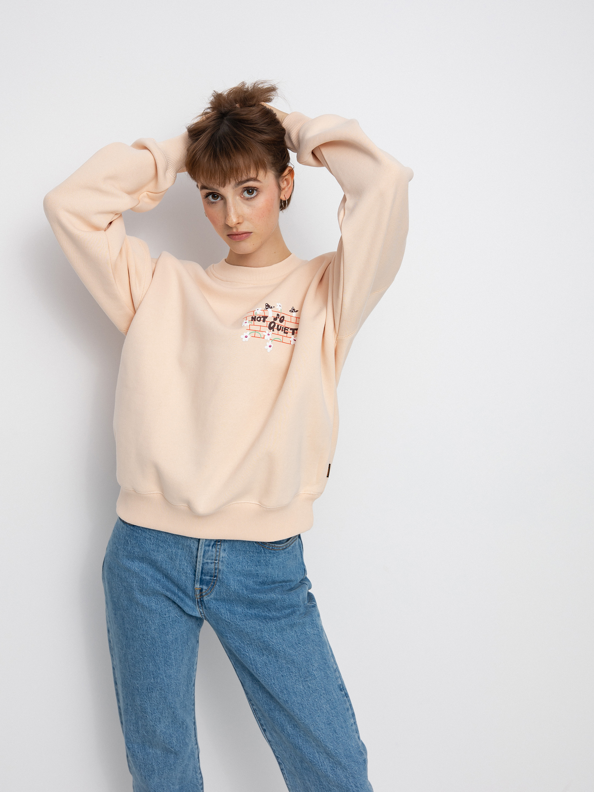 Mikina Volcom Egle Zvirblyte Wmn (light pink)