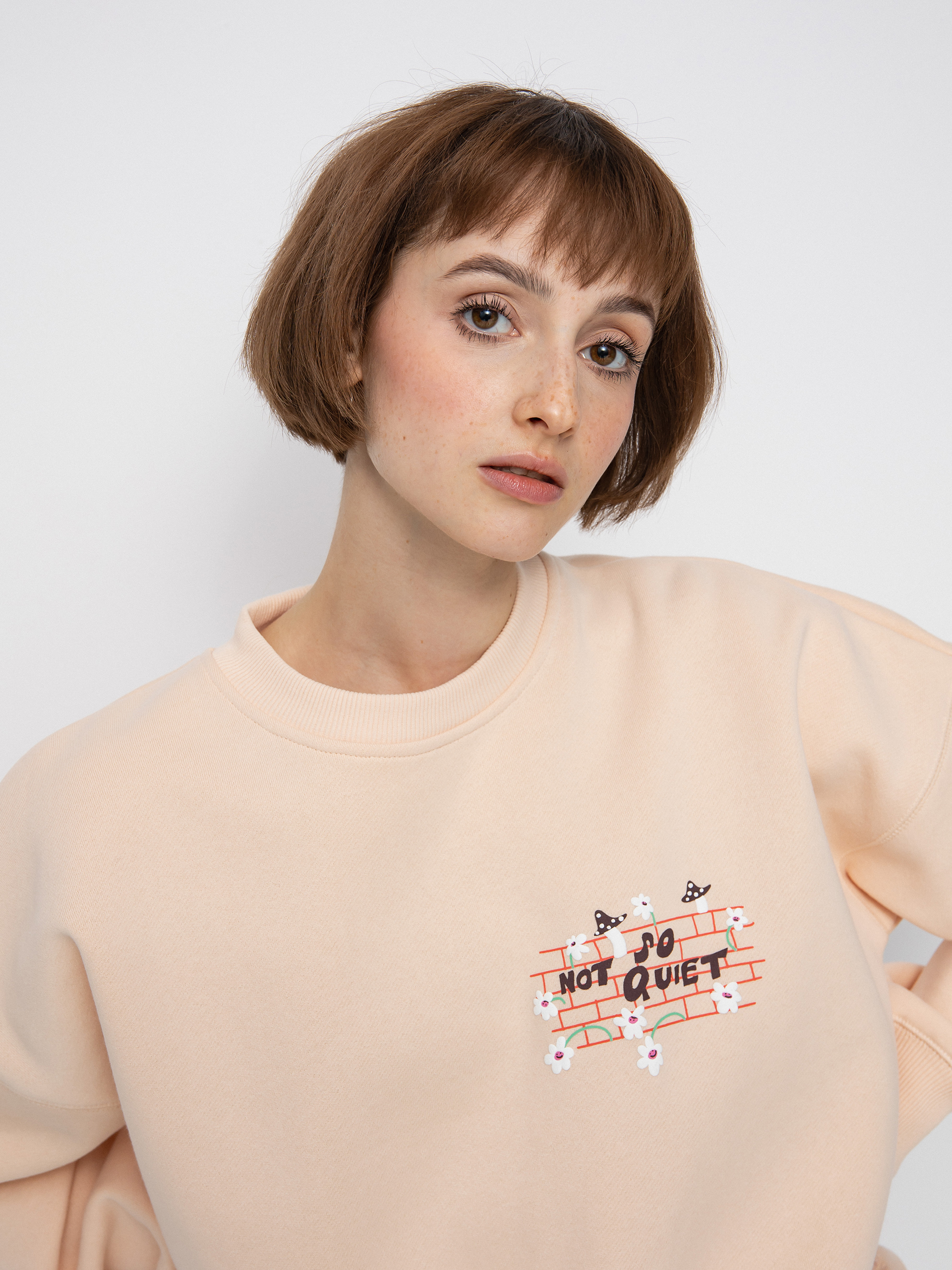 Mikina Volcom Egle Zvirblyte Wmn (light pink)