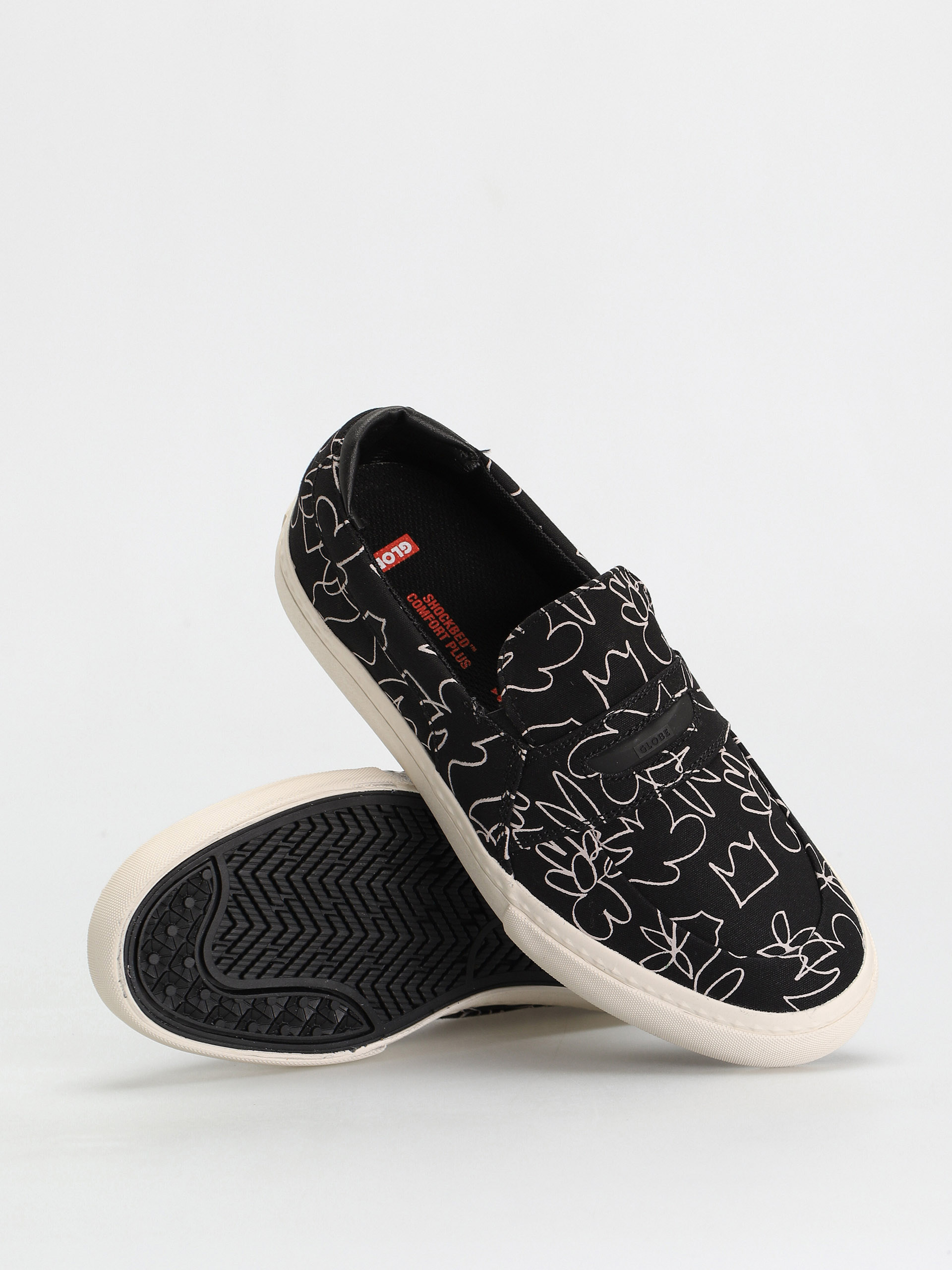 Topánky Globe Liaizon (black/antique/bootleg dreams)