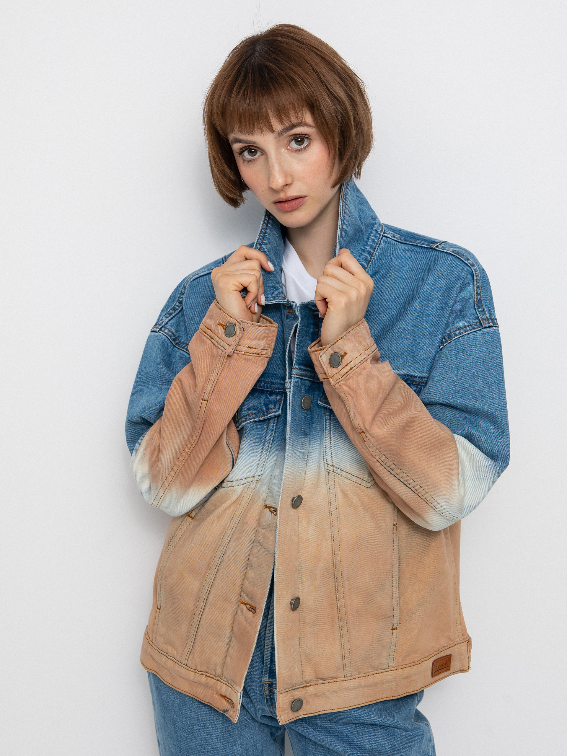 Bunda Roxy Sun Dipped Wmn (cool blue toast denim degreade)