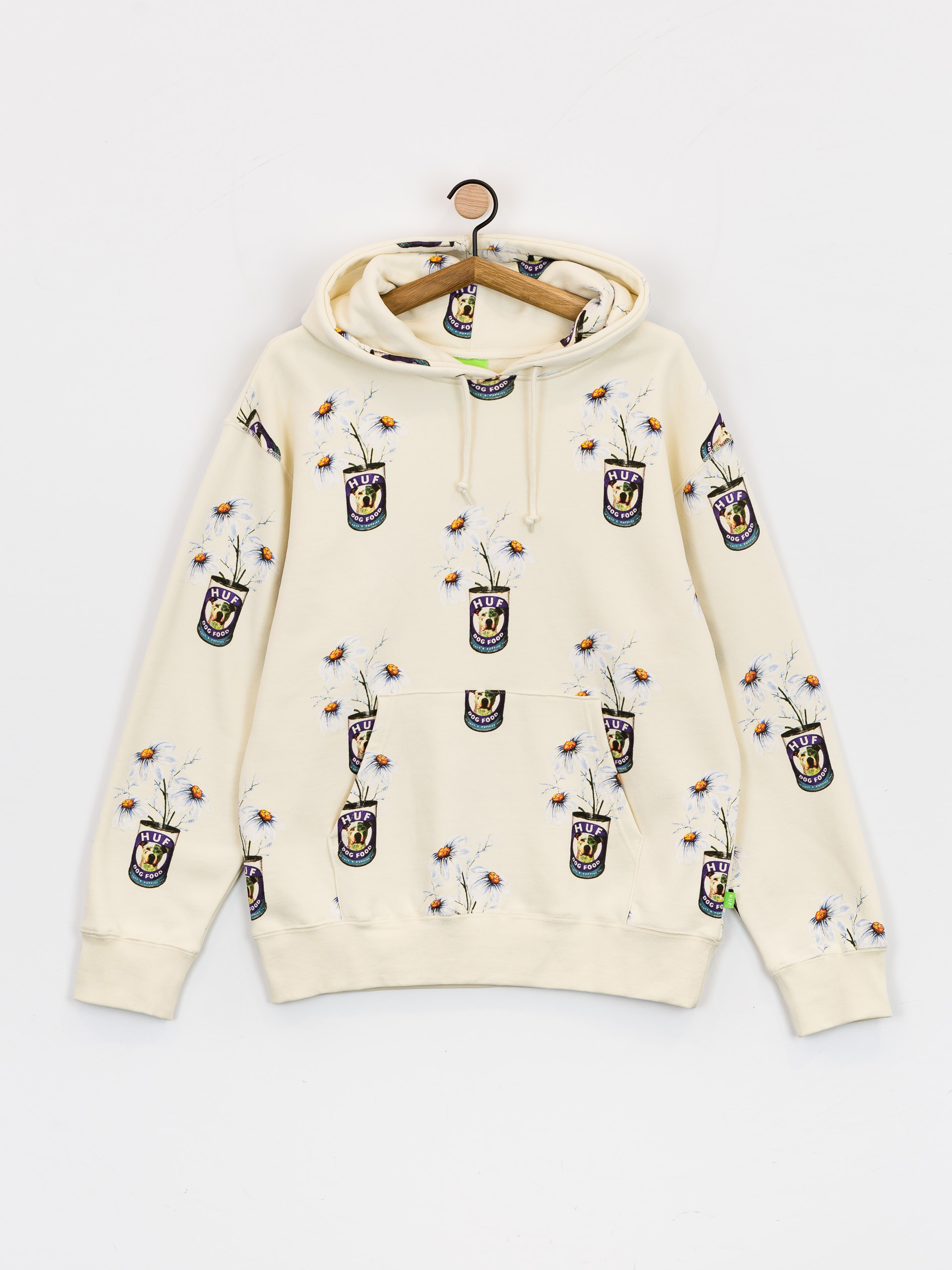 Mikina s kapucňou HUF Canned HD (off white)