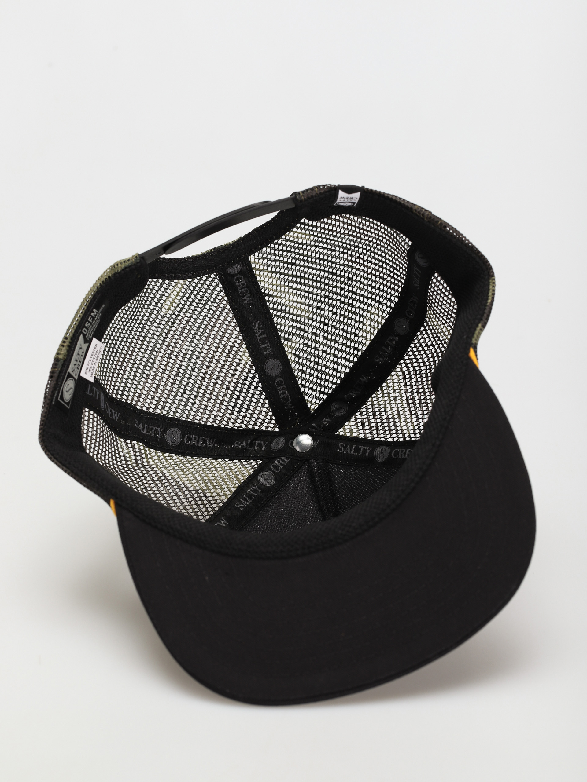 Šiltovka Salty Crew Bass Man Trucker (black camo)