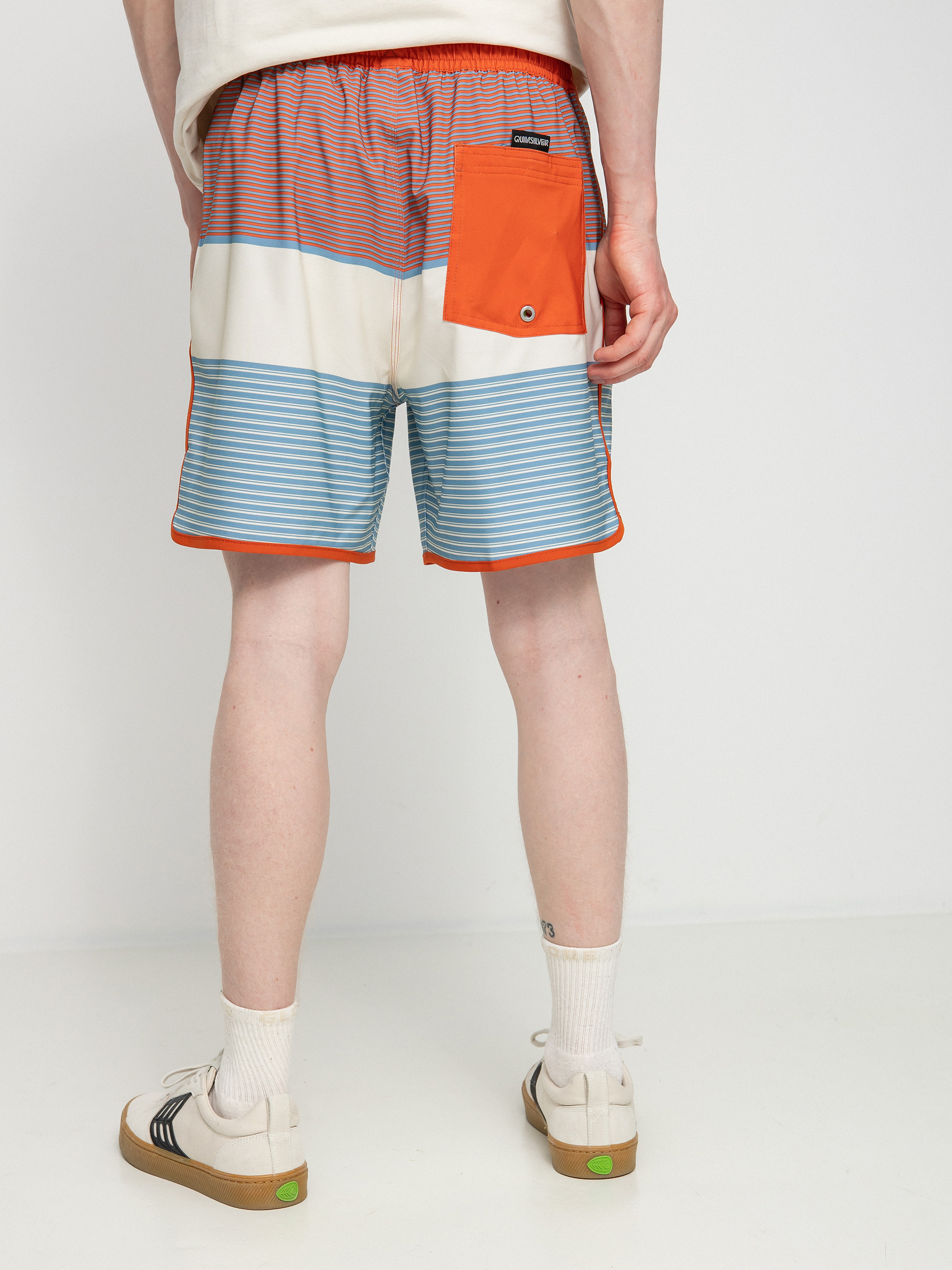 Kraťasy Quiksilver Ocean Scallop Str Volley 17 (burnt ochre)