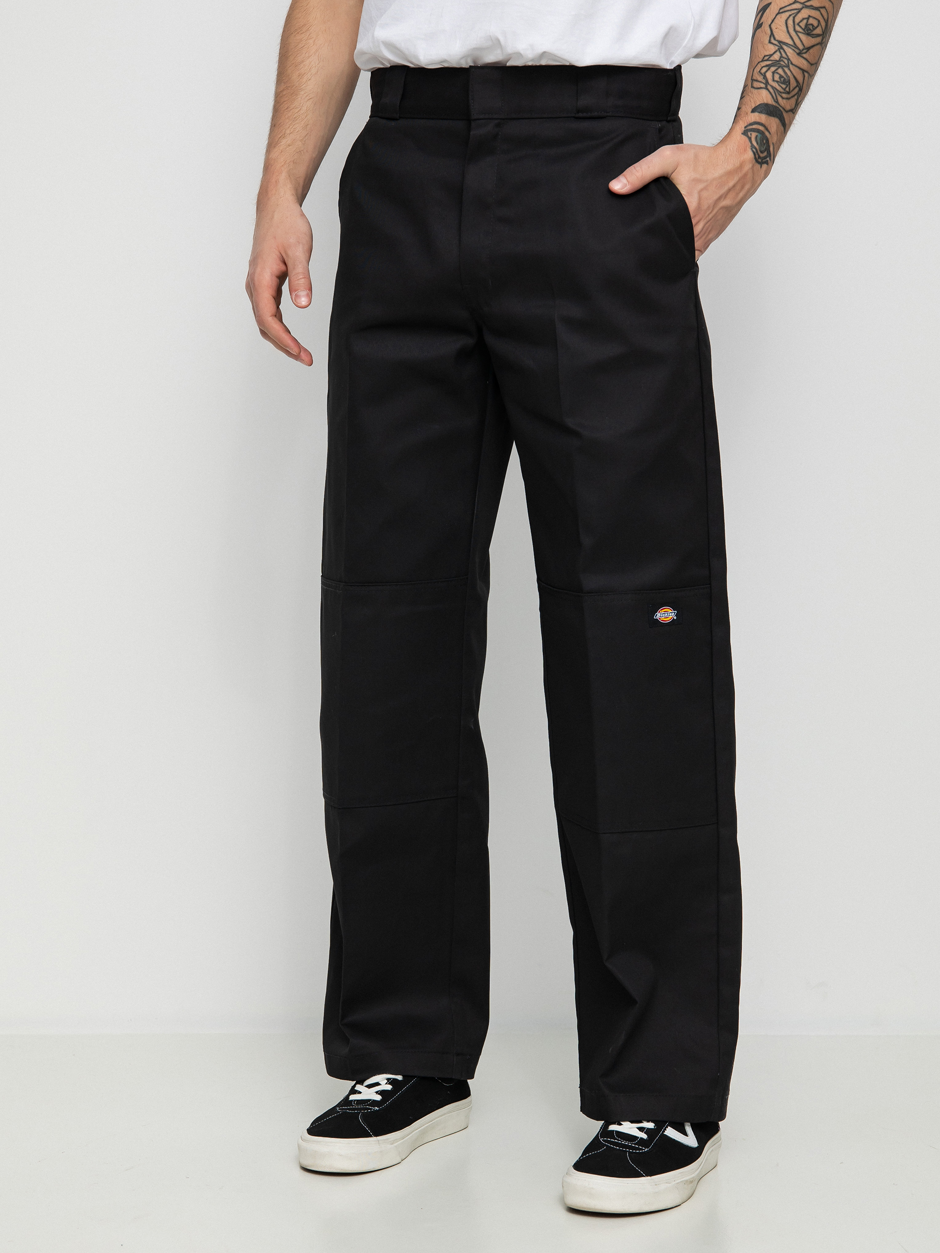 Nohavice Dickies Double Knee (black)