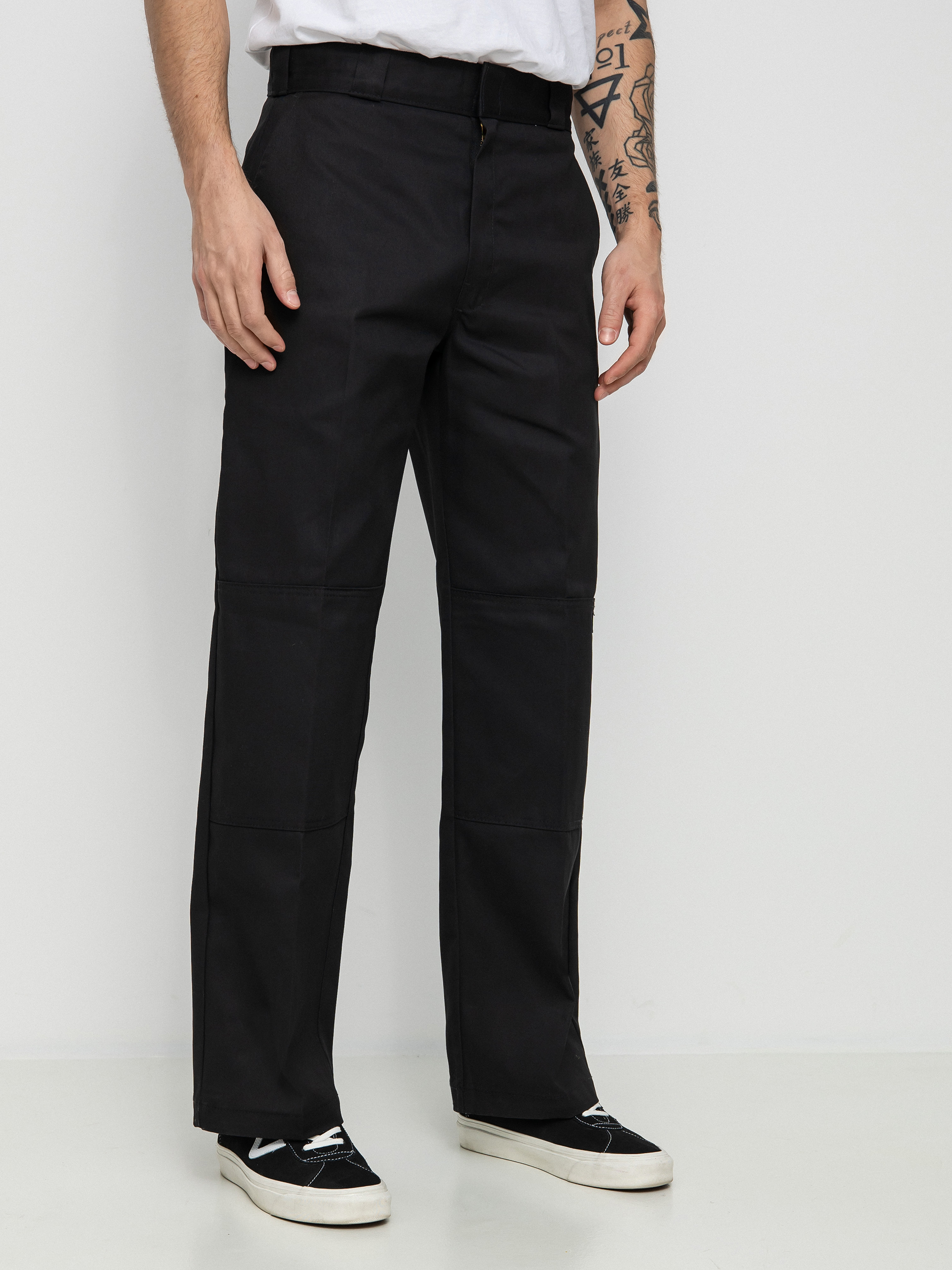 Nohavice Dickies Double Knee (black)