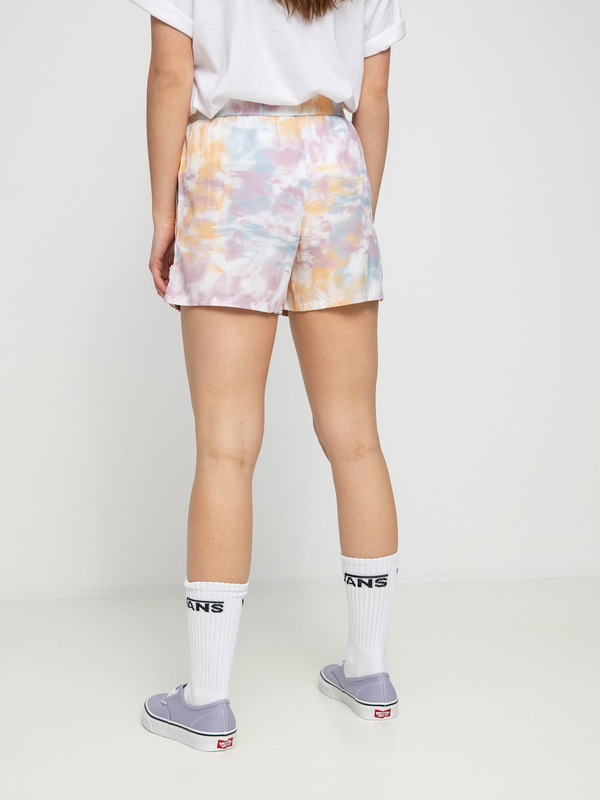 Kraťasy Vans Mascy Daze Tri Dye Woven Short Wmn (cradle pink)