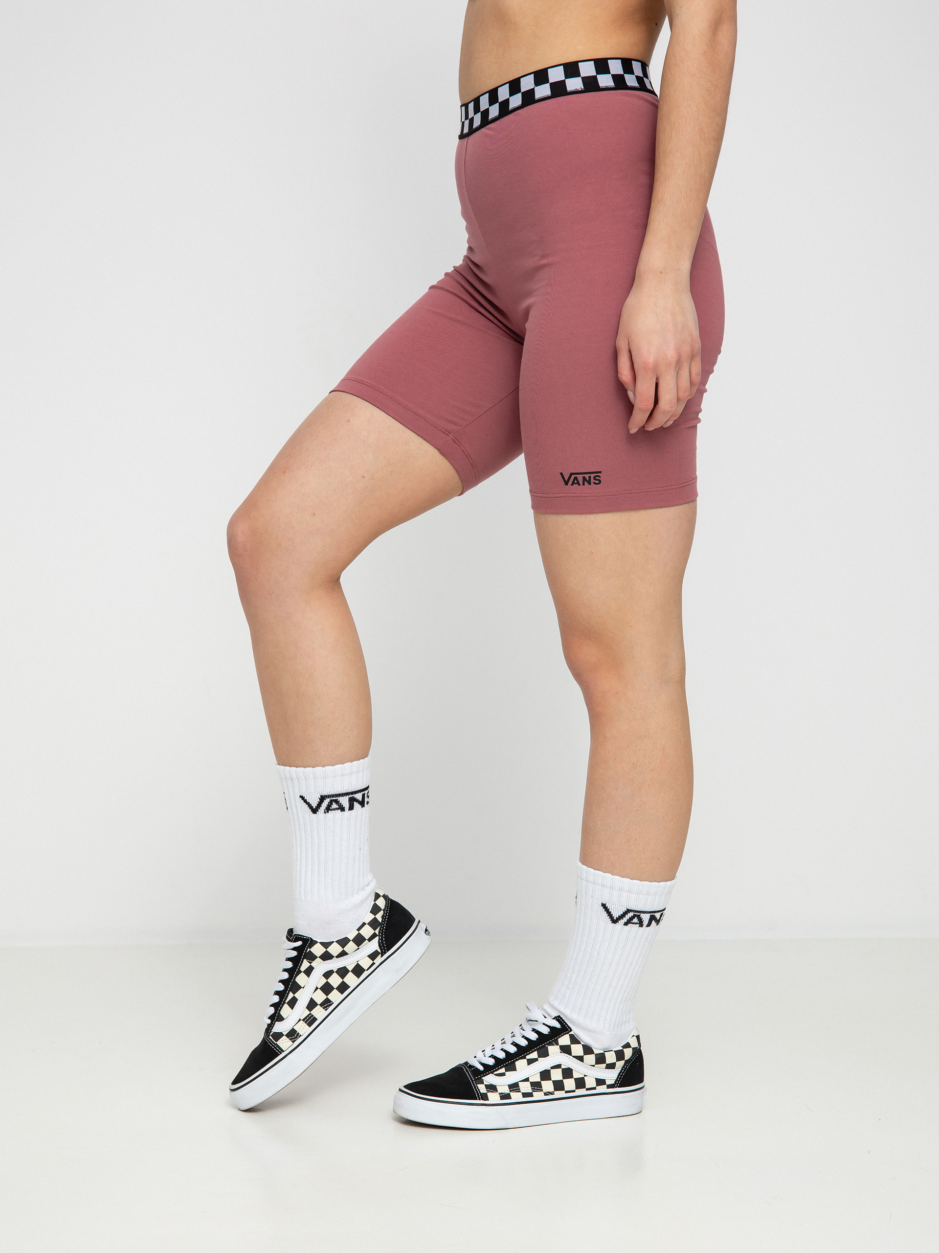 Legíny Vans Checkerboard Short Wmn (deco rose)