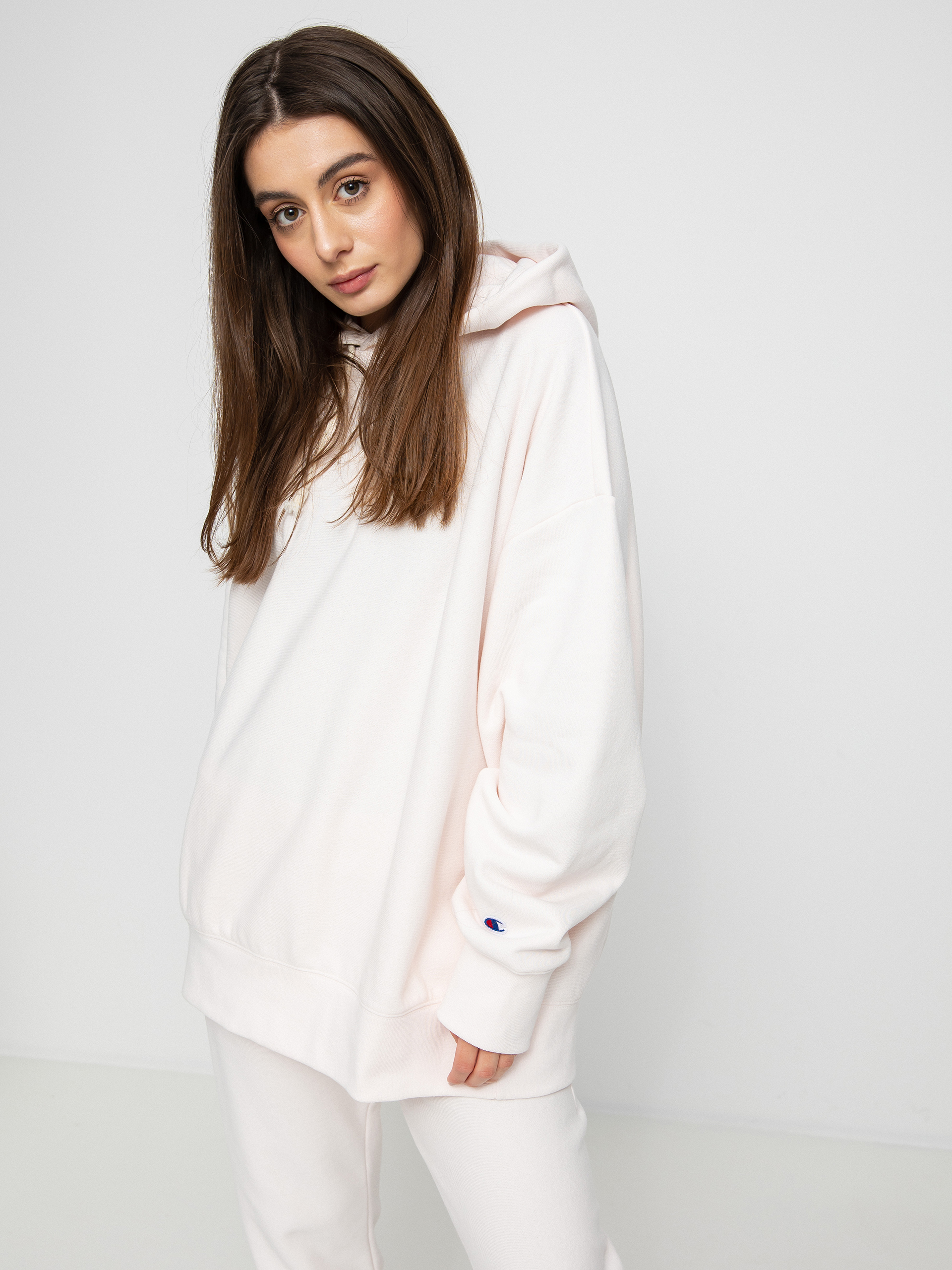 Mikina s kapucňou Champion Hooded Sweatshirt 115152 HD Wmn (beo)