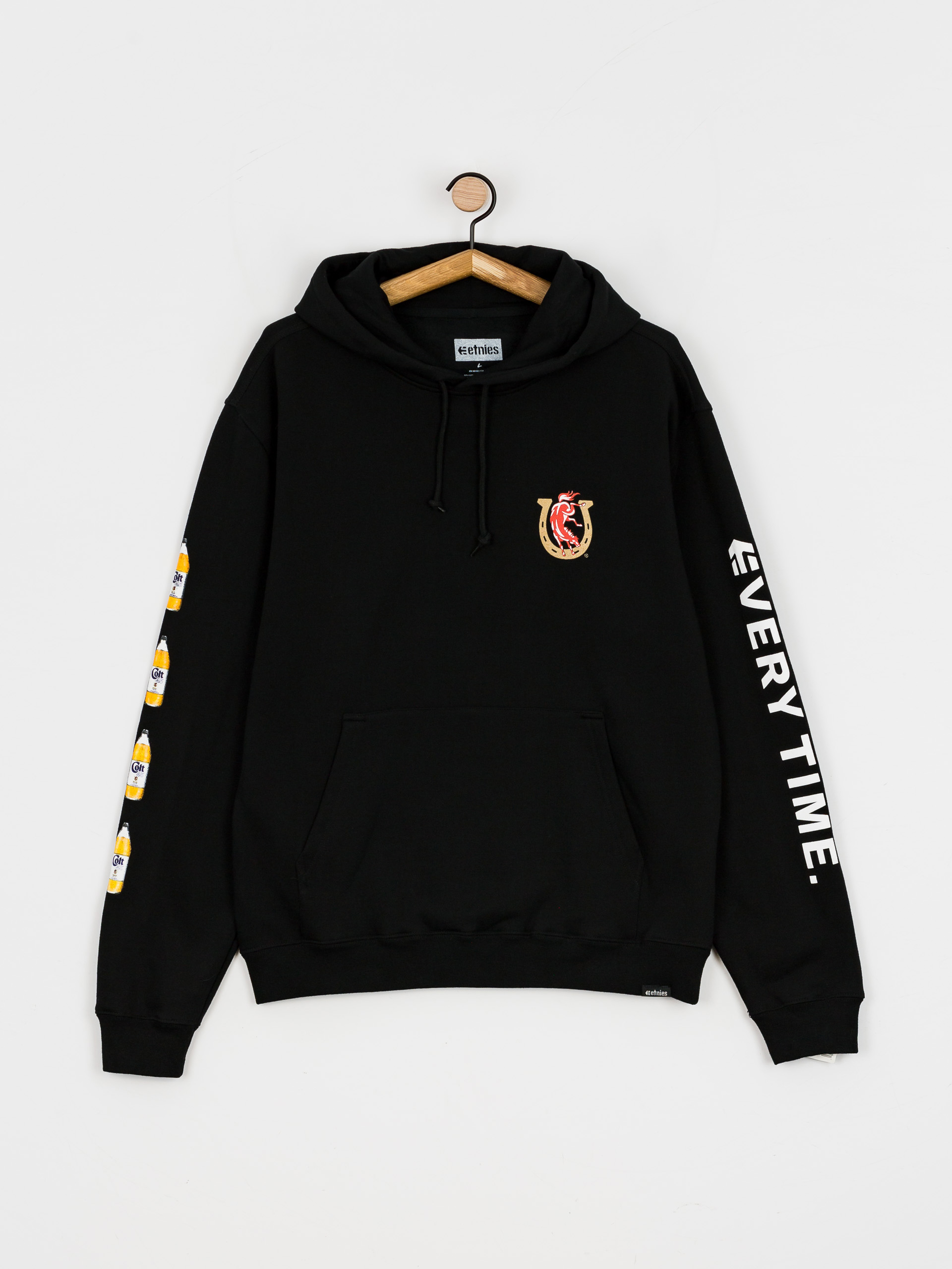 Mikina s kapucňou Etnies Colt 45 HD (black)