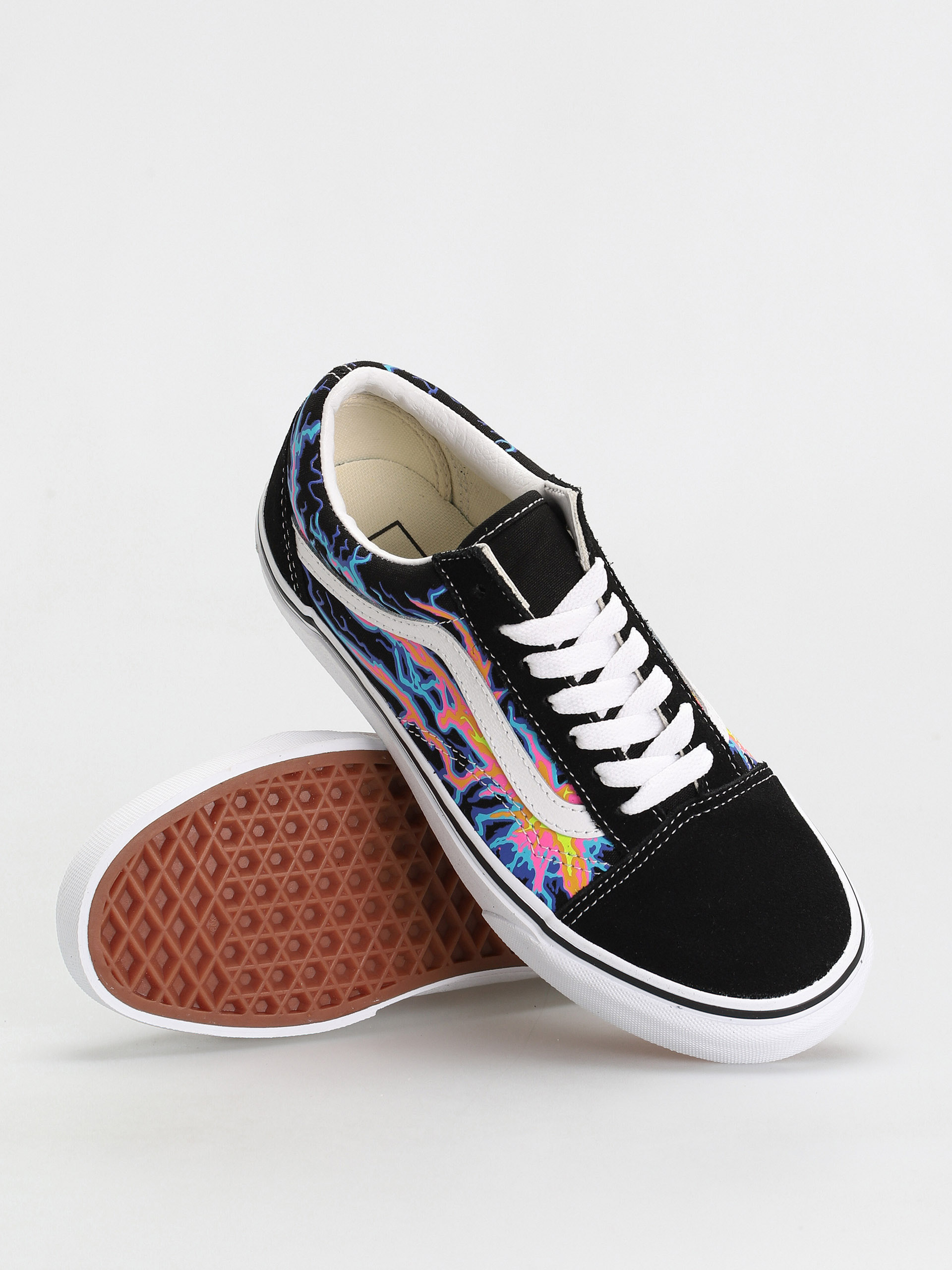 Topánky Vans Old Skool (electric flame/black/true white)