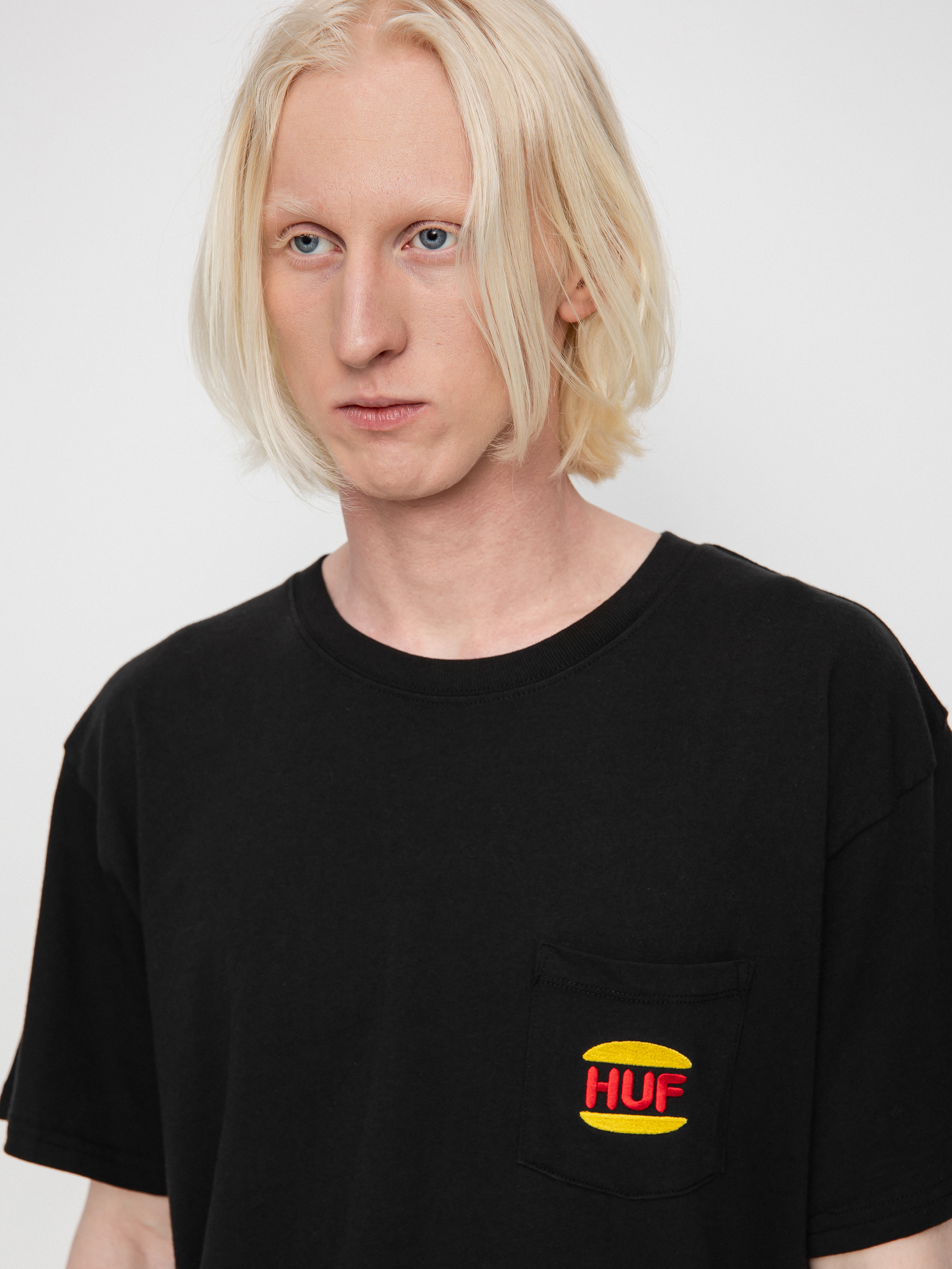 Tričko HUF Regal Pocket (black)