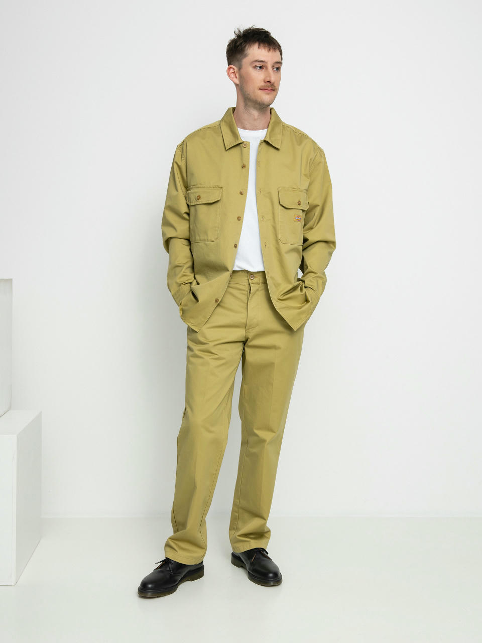 Košeľa Dickies Heritage 100 (dark khaki)