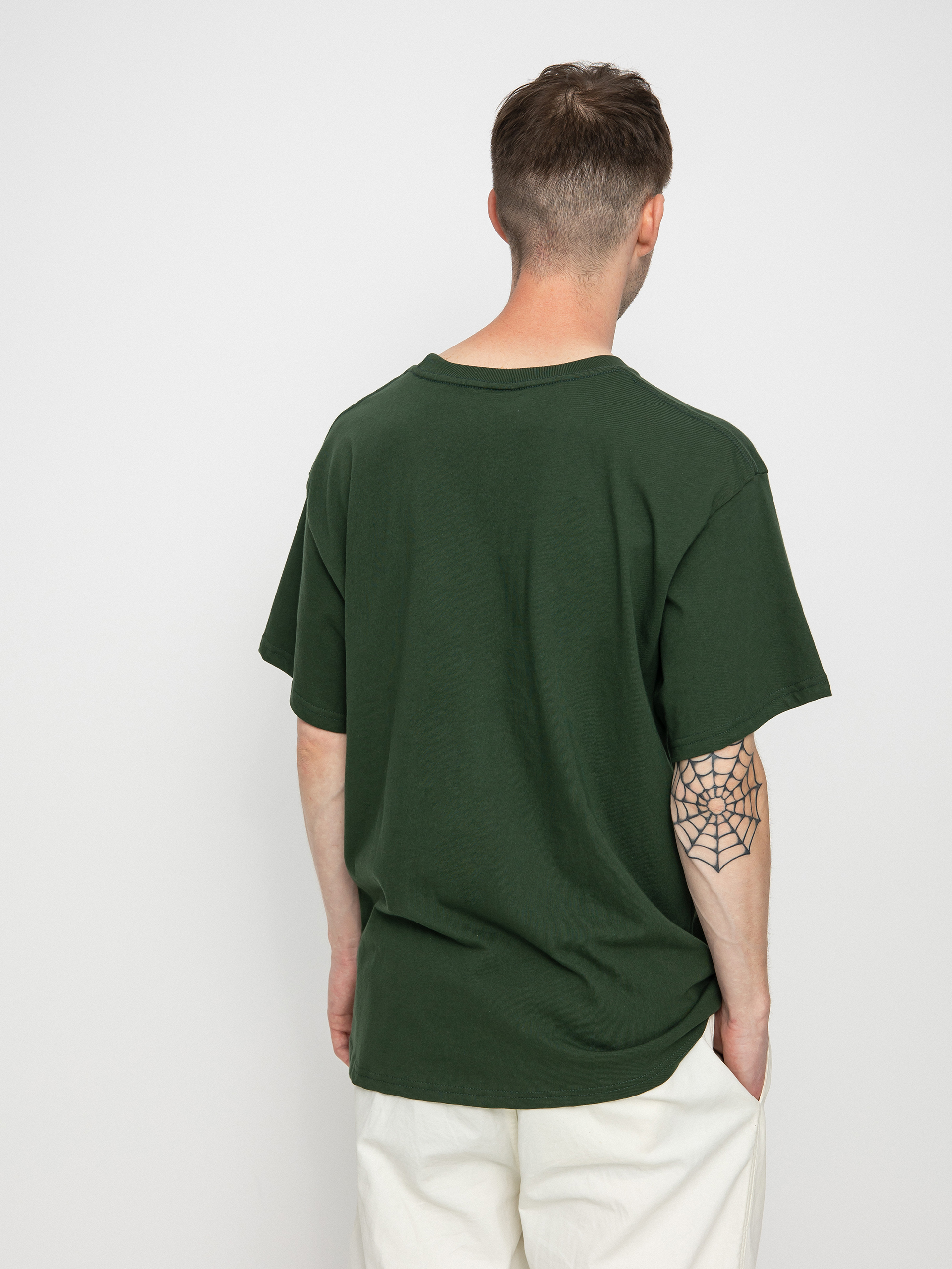 Tričko HUF Haze Script Pocket (forest green)